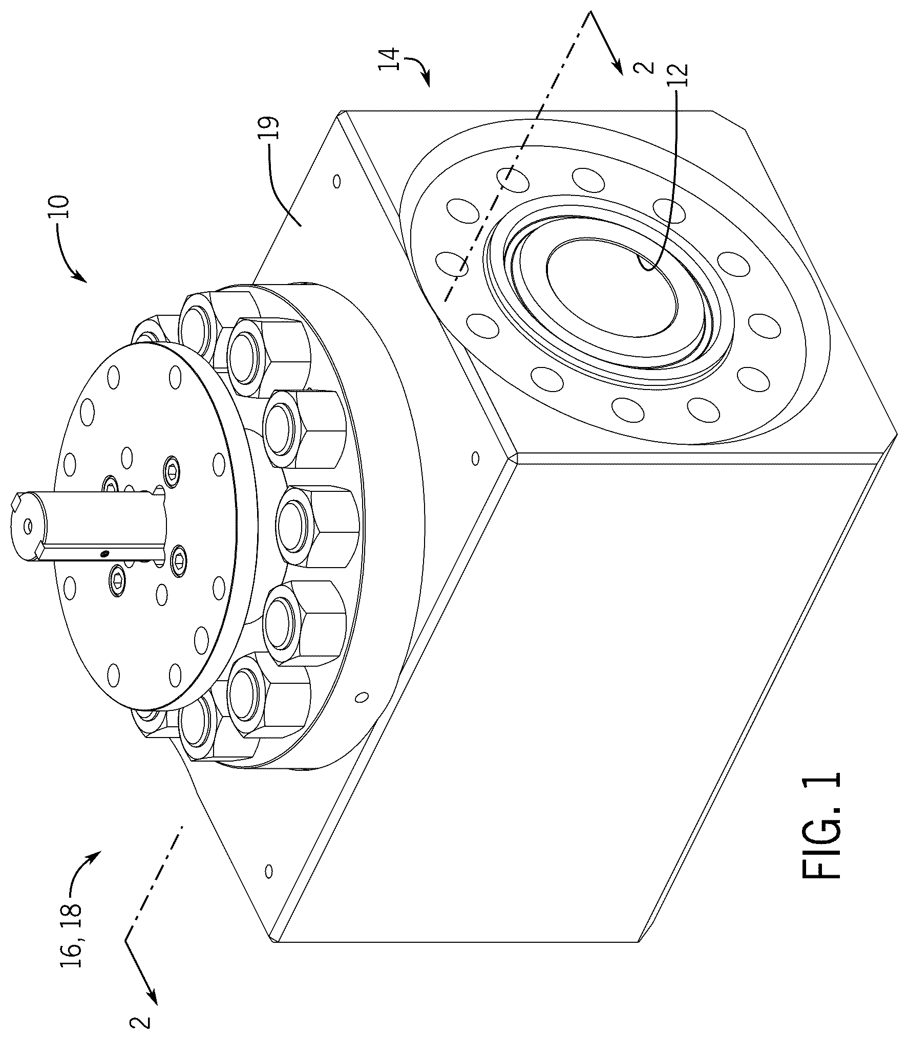 Patent US12359733 Figure 1 – Ball valve assembly