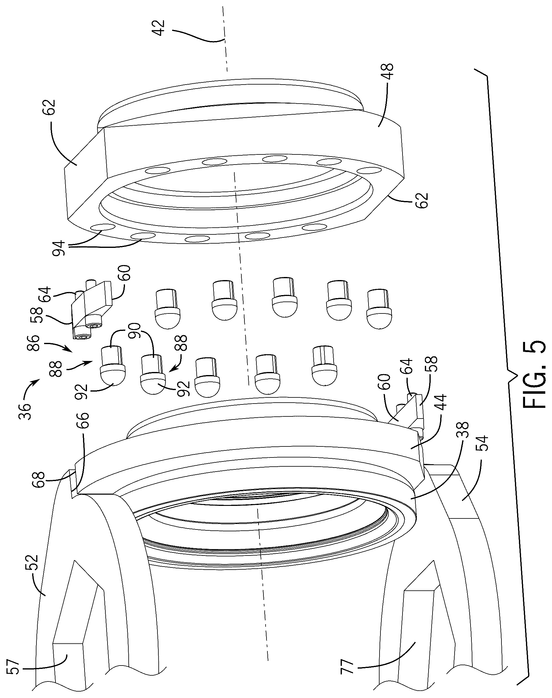 Patent US12359733 Figure 5 – Ball valve assembly