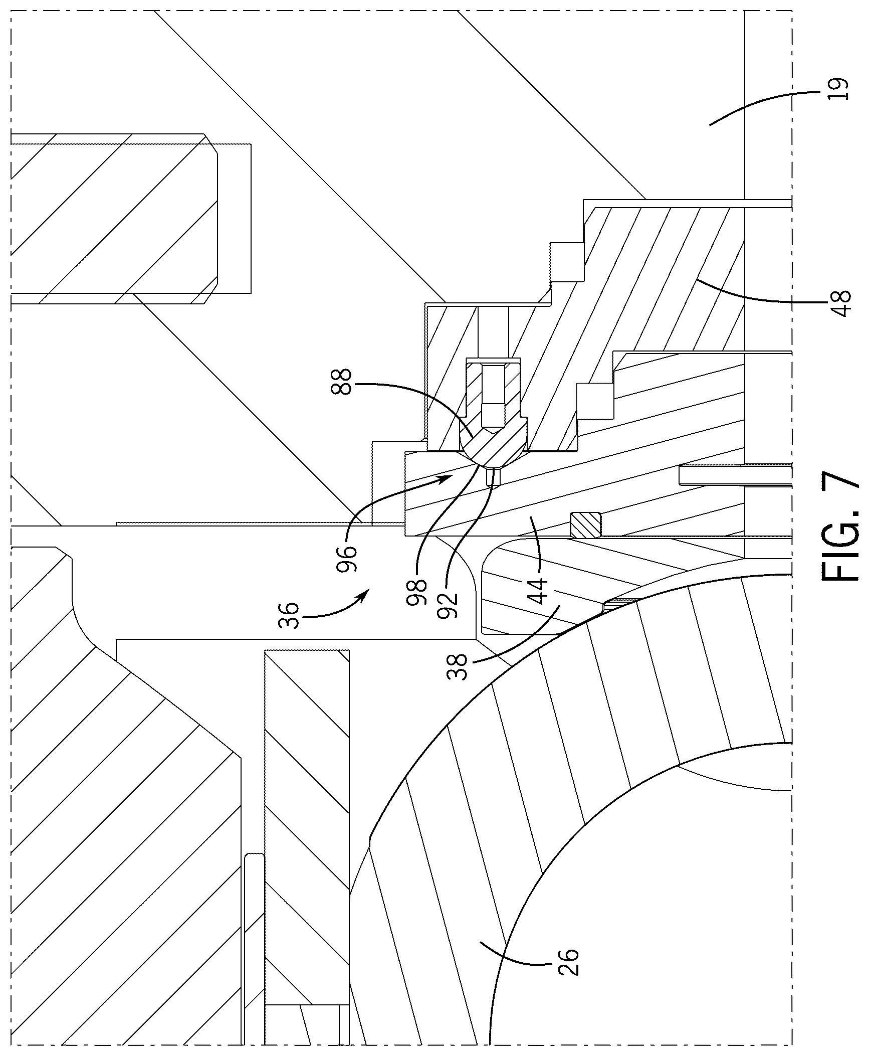 Patent US12359733 Figure 7 – Ball valve assembly