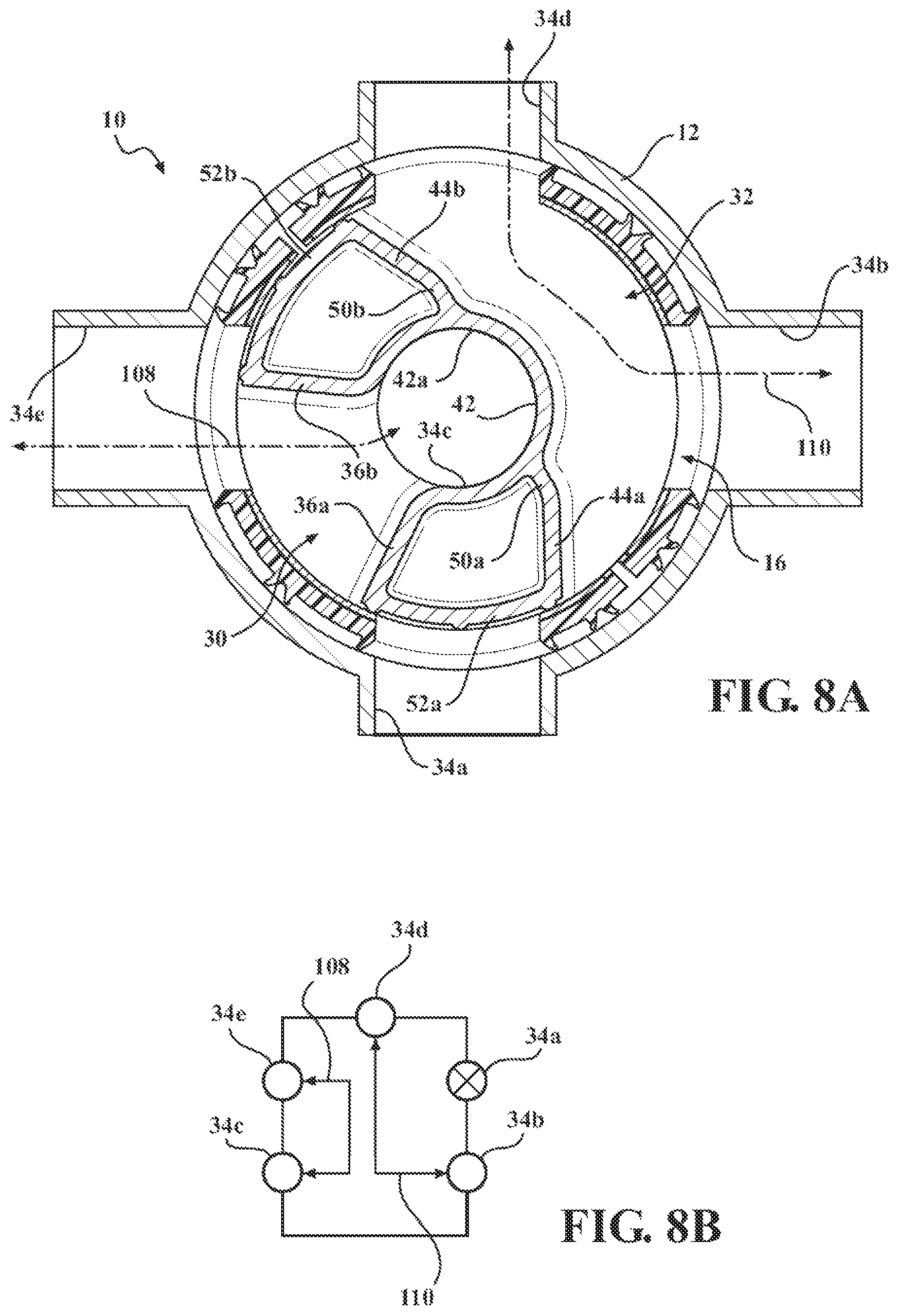 Patent US12359734 Figure 7 – Rotor for multiport coolant flow control valve assembly