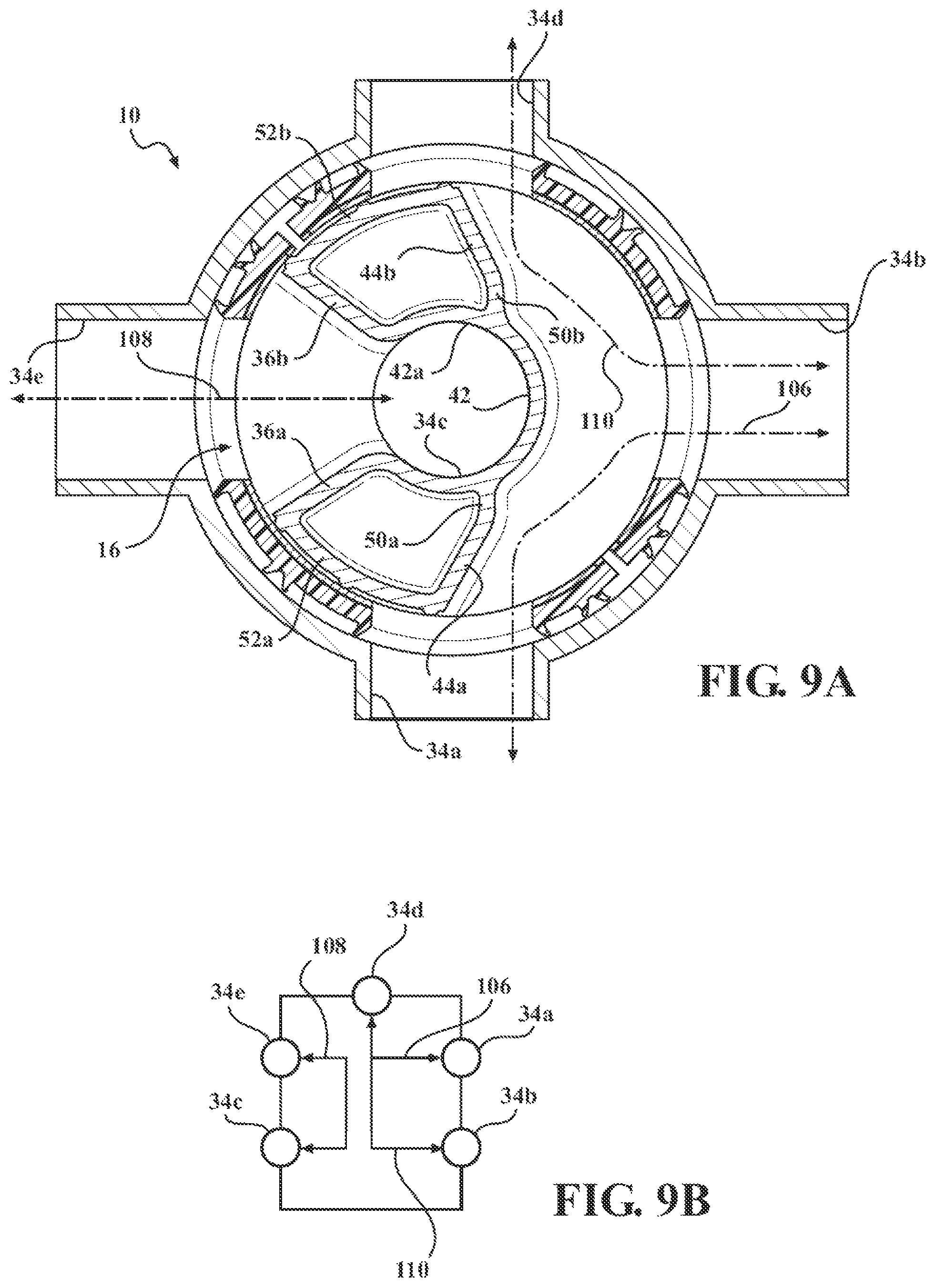 Patent US12359734 Figure 8 – Rotor for multiport coolant flow control valve assembly