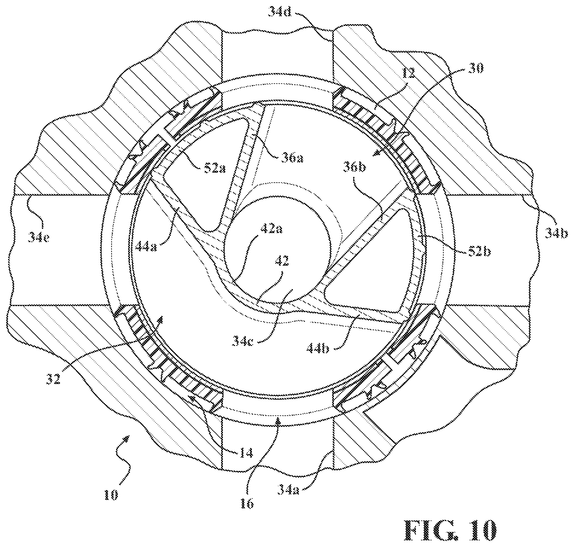 Patent US12359734 Figure 9 – Rotor for multiport coolant flow control valve assembly