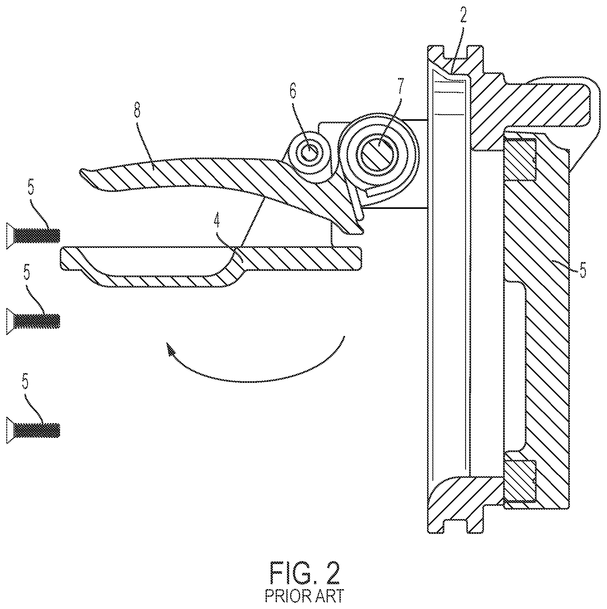 Patent US12359735 Figure 2 – Spring stop for clapper valve