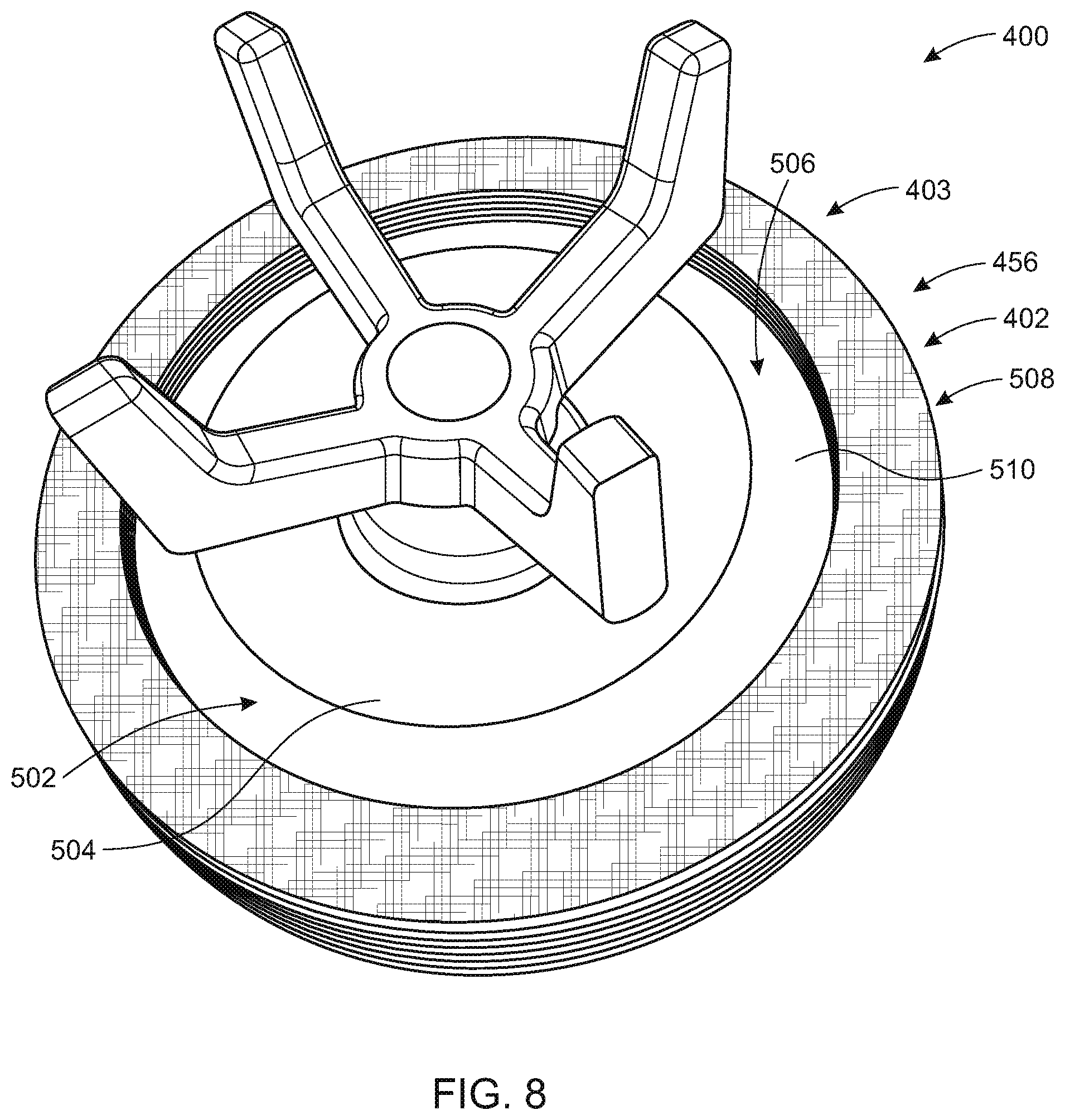 Patent US12359738 Figure 10 – Fiber reinforced valve seal