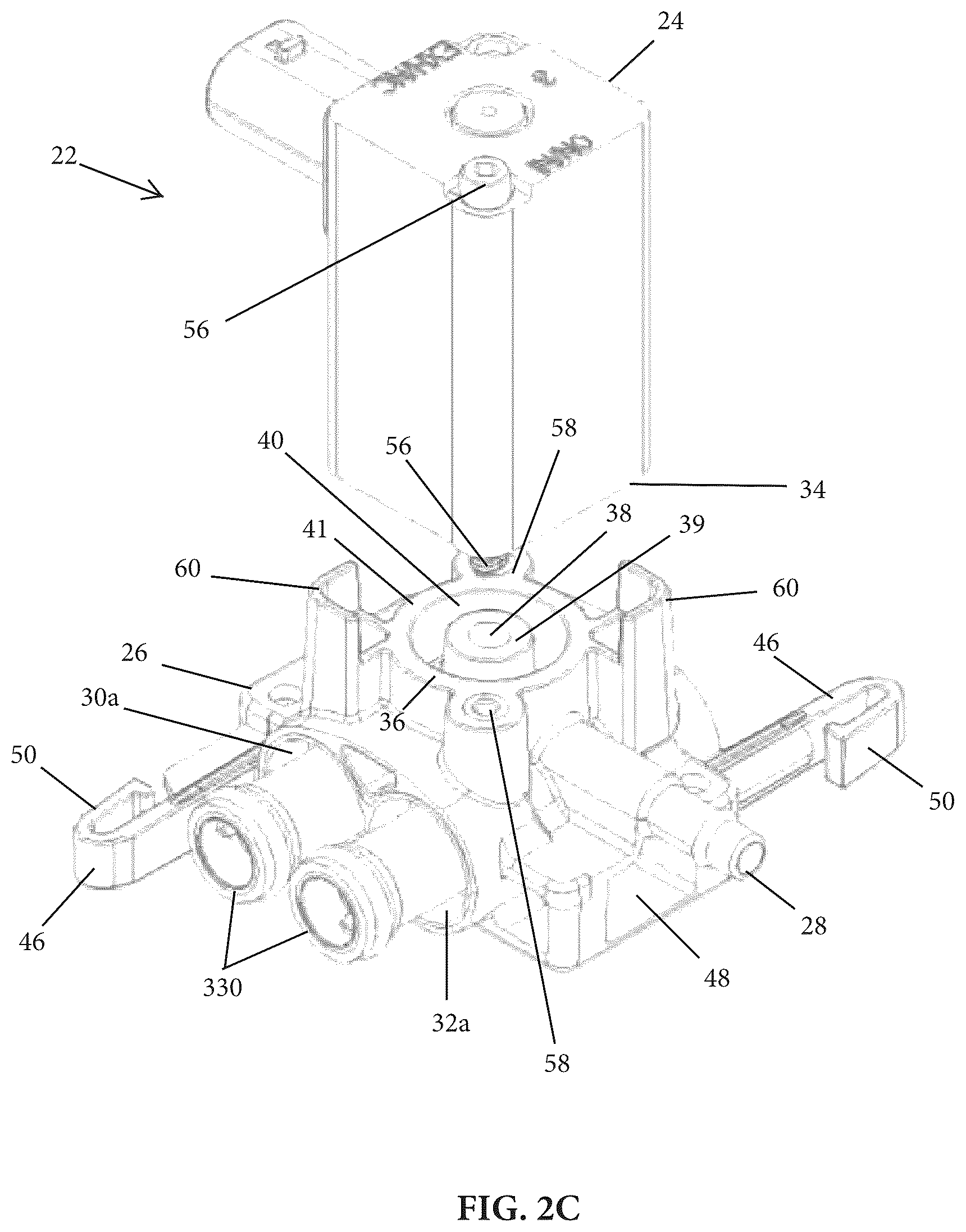 Patent US12359739 Figure 3 – Expandable sealing sleeve with rigid support
