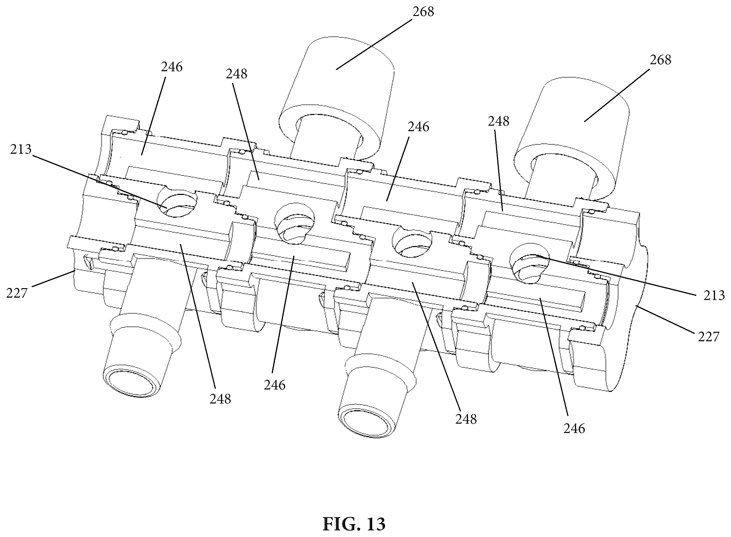 Patent US12359739 Figure 15 – Expandable sealing sleeve with rigid support