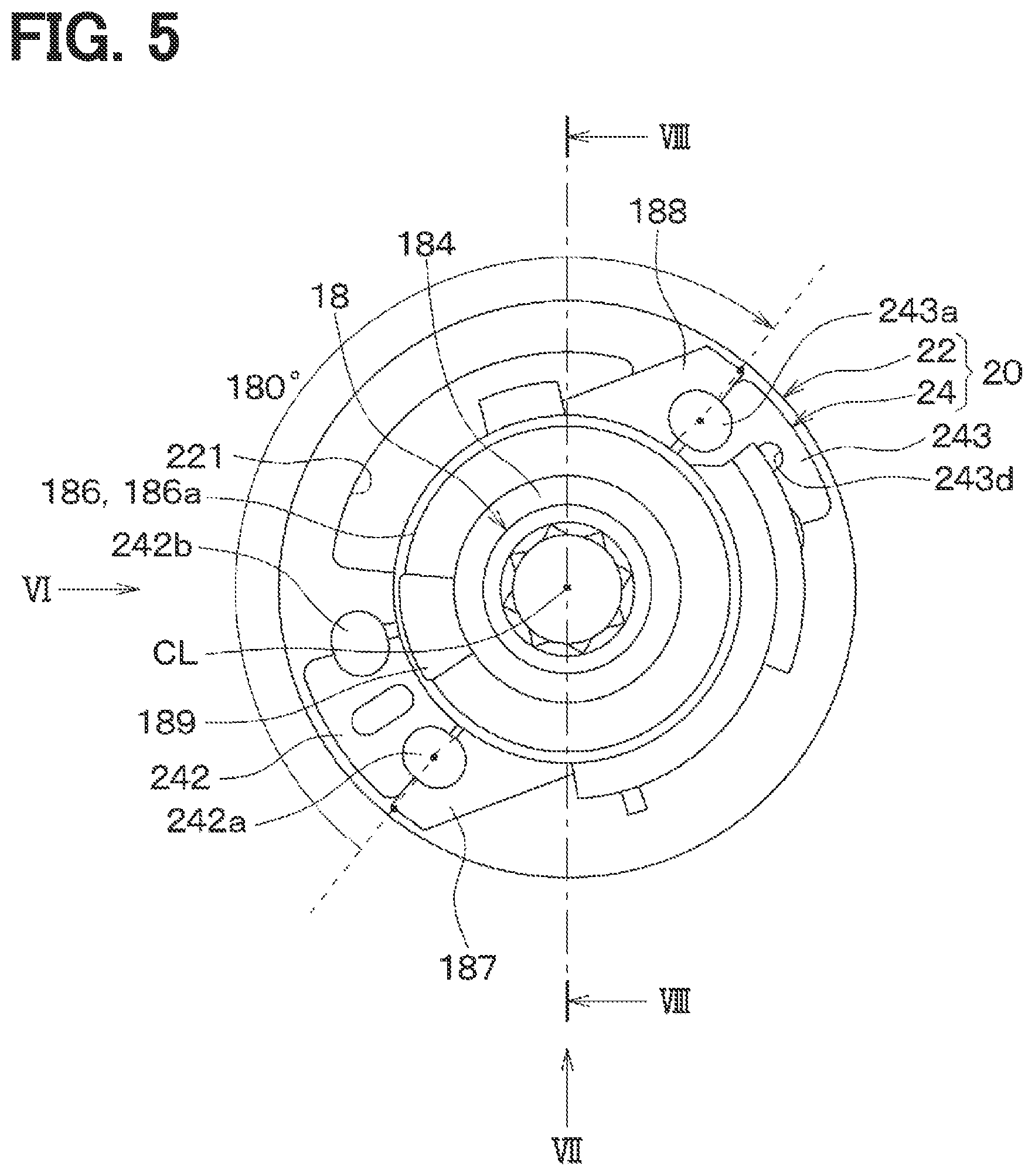 Patent US12359740 Figure 5 – Valve device