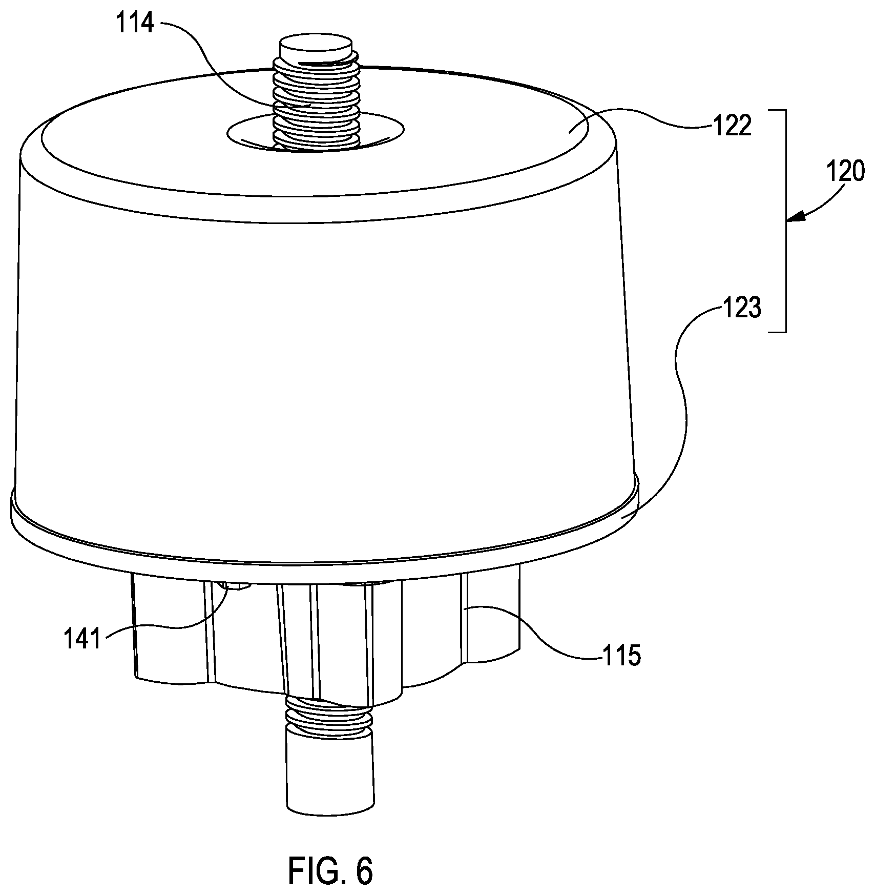 Patent US12359741 Figure 6 – Actuator
