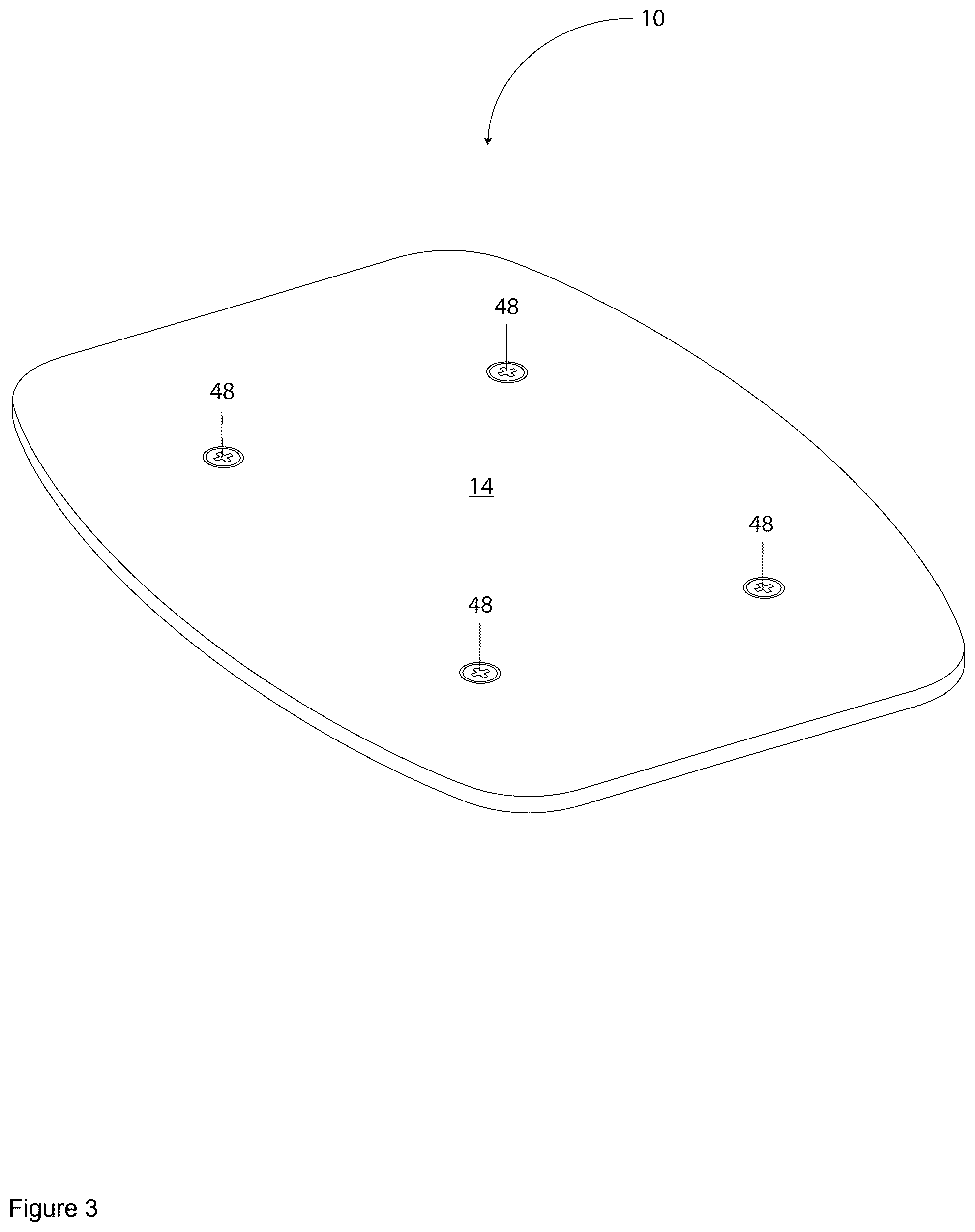 Patent US12359749 Figure 3 – Cable management assembly and associated method of using the same