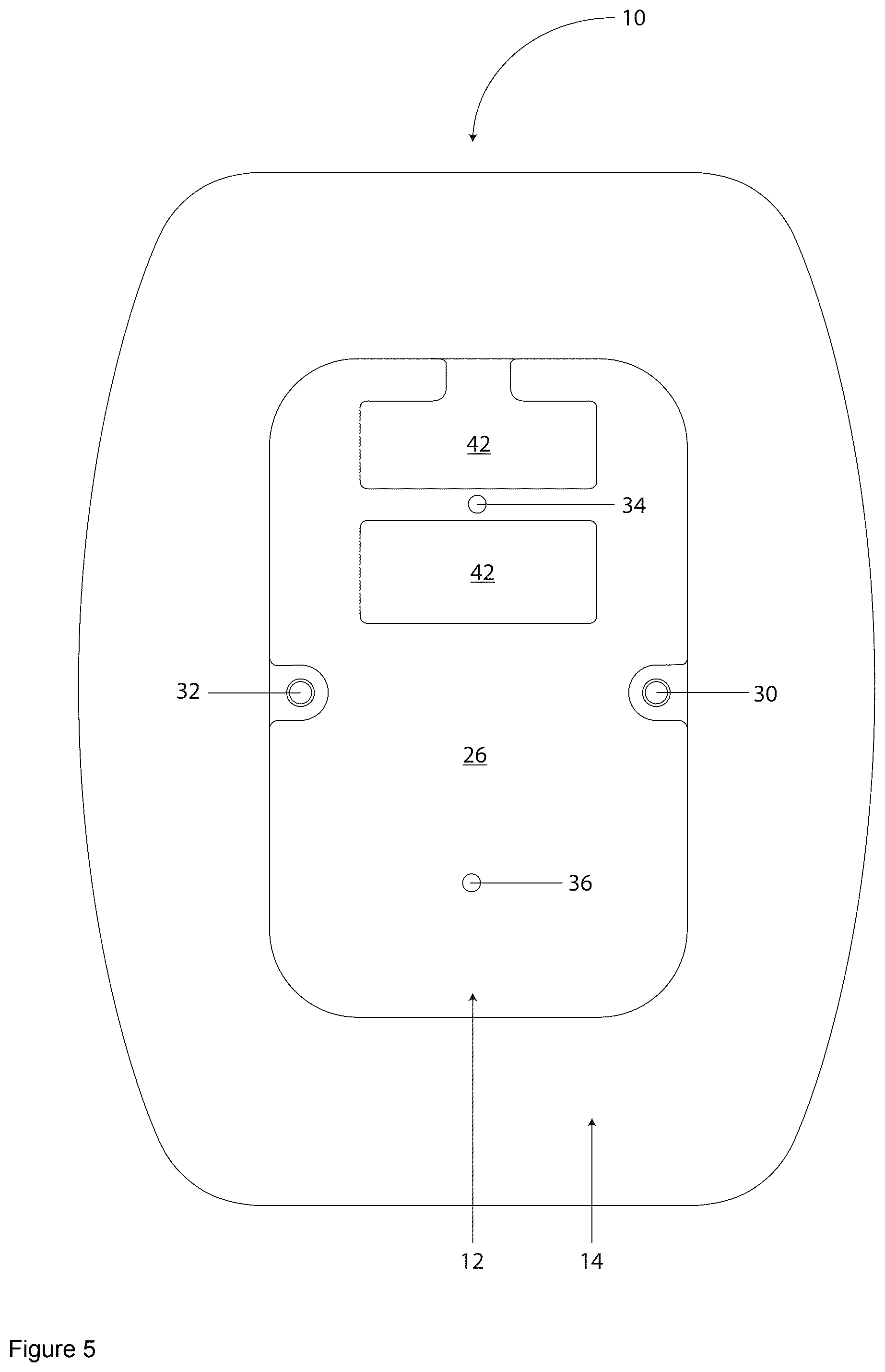 Patent US12359749 Figure 5 – Cable management assembly and associated method of using the same