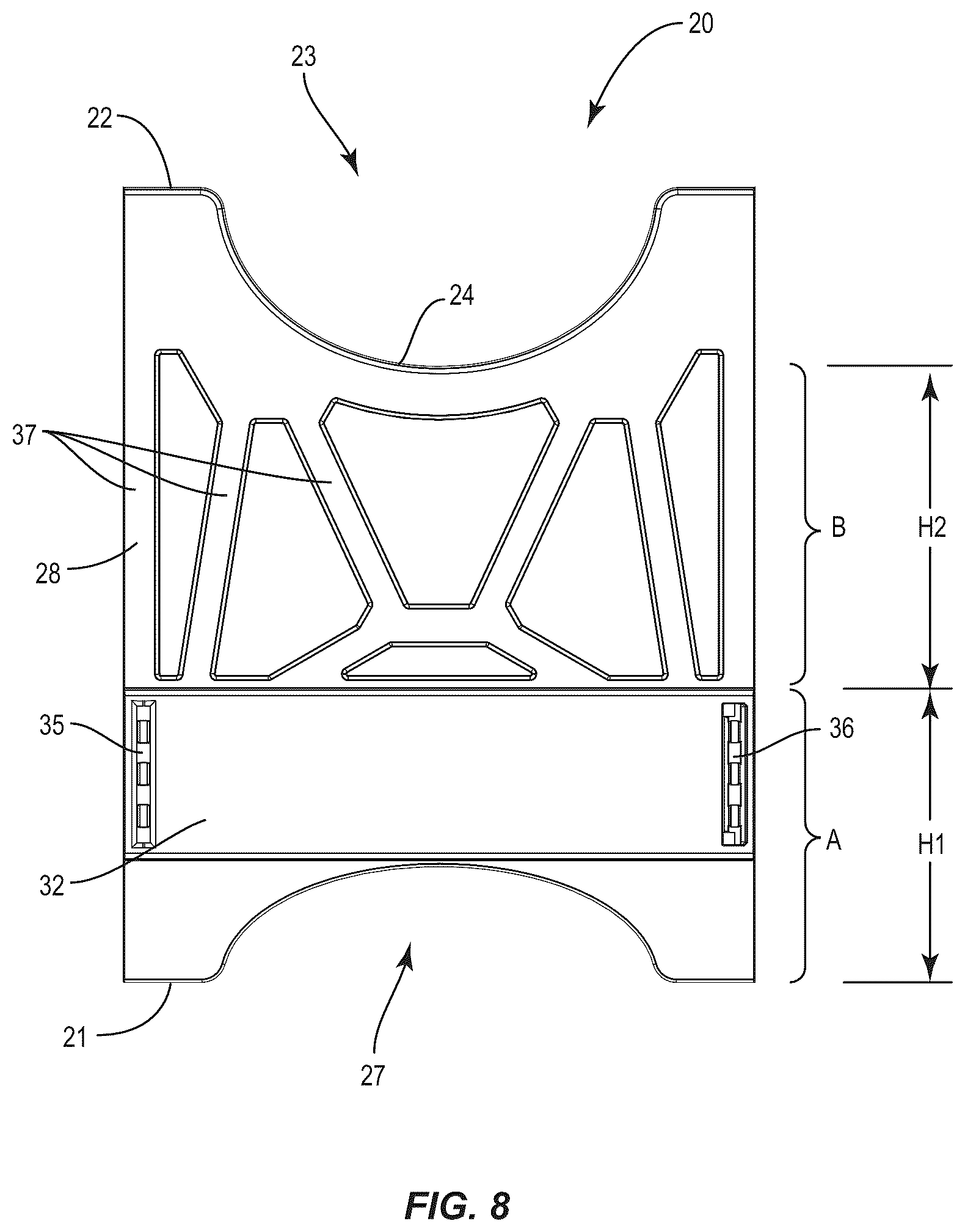 Patent US12359751 Figure 10 – Hose support assembly