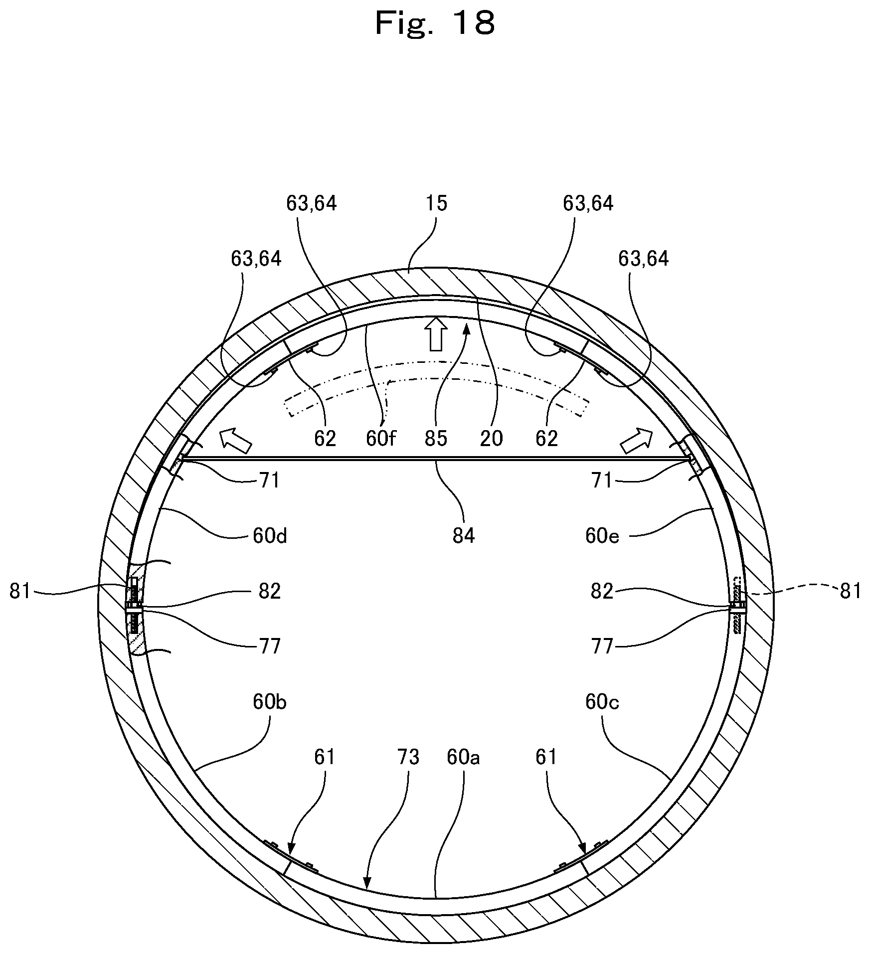 Patent US12359755 Figure 16 – Pipe joint, spacer provided in pipe joint, and dividing piece constituting spacer