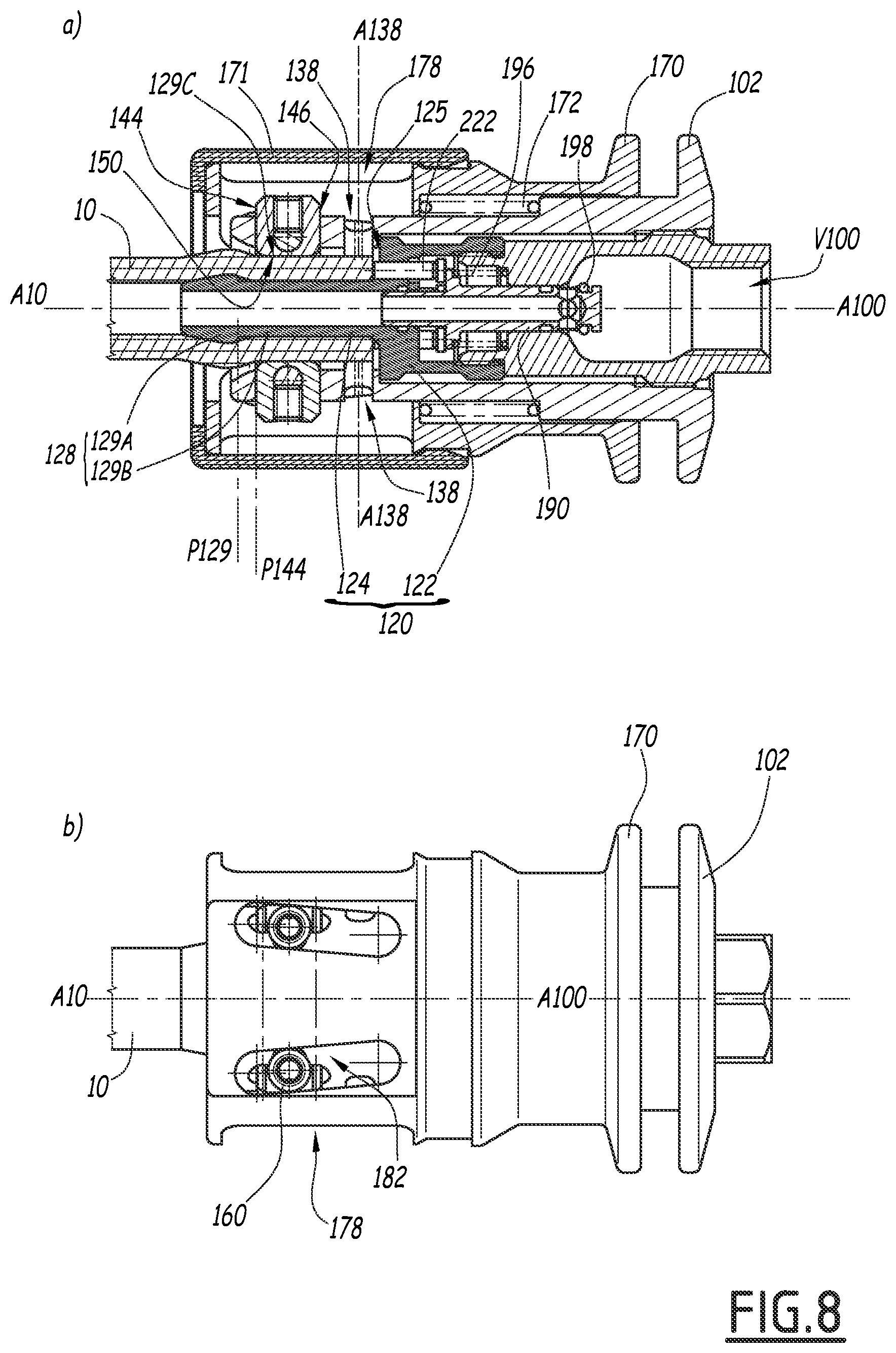Patent US12359758 Figure 8 – Quick-coupling female element