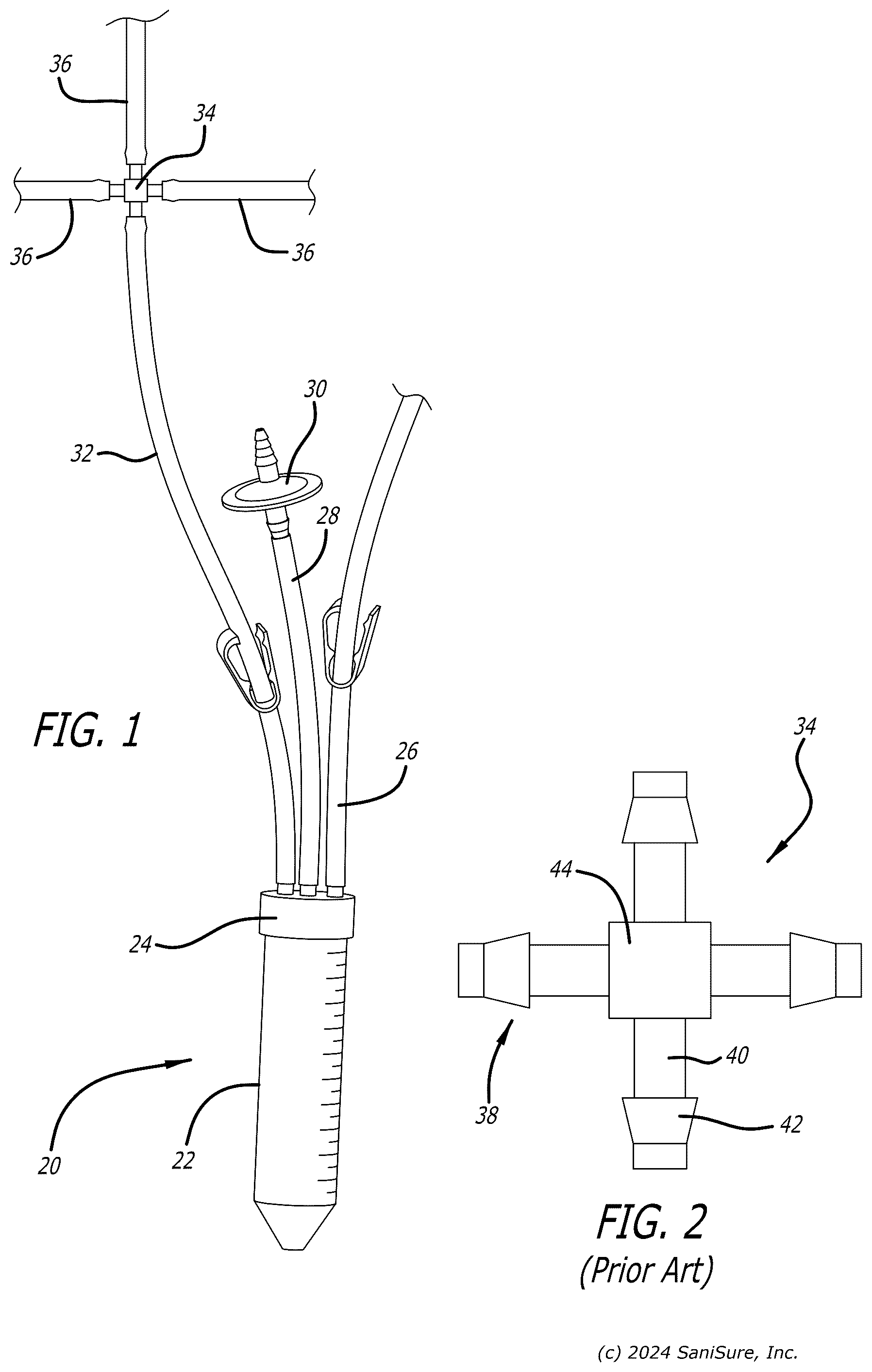 Patent US12359760 Figure 1 – Fluid distribution junctions and assembly methods