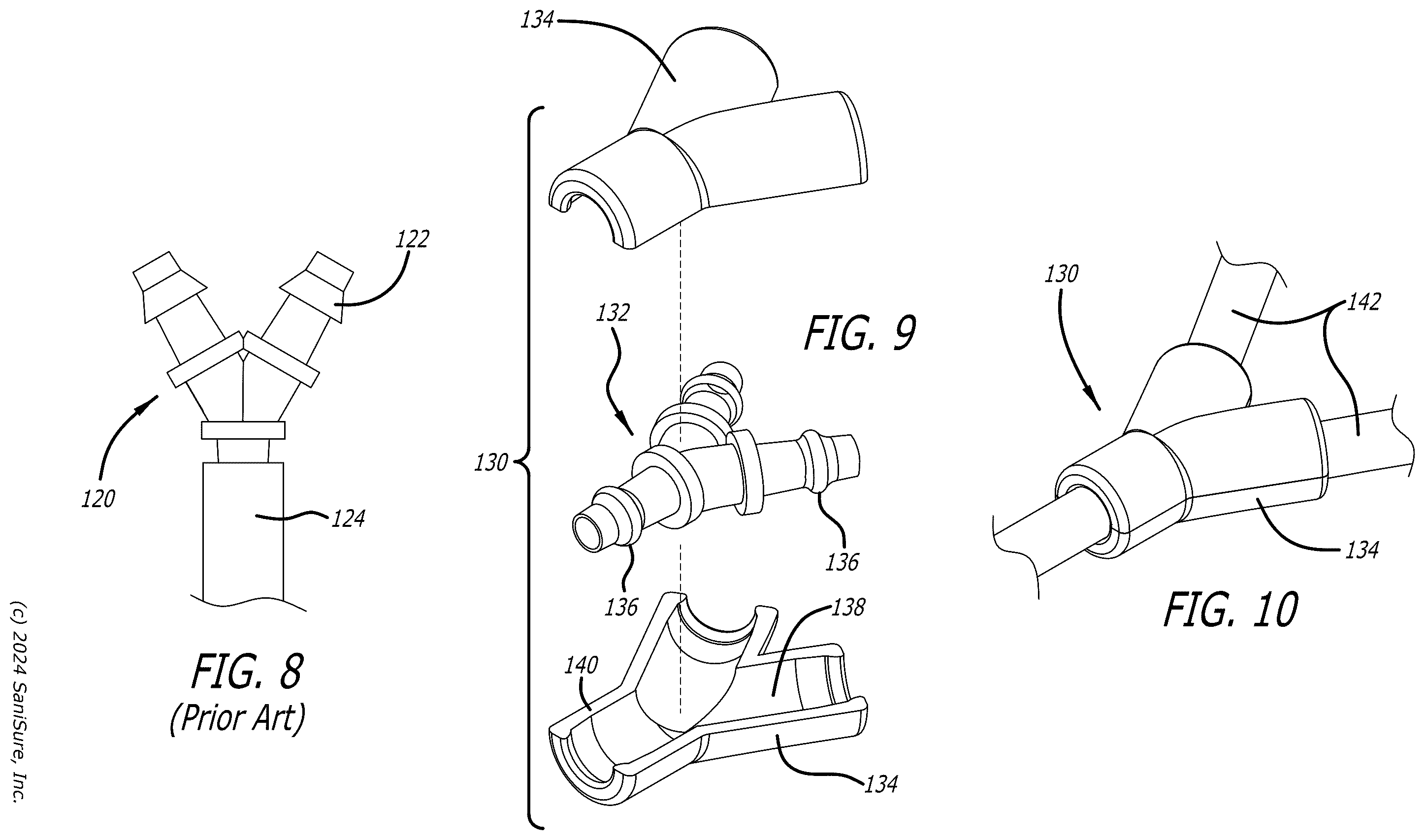 Patent US12359760 Figure 4 – Fluid distribution junctions and assembly methods