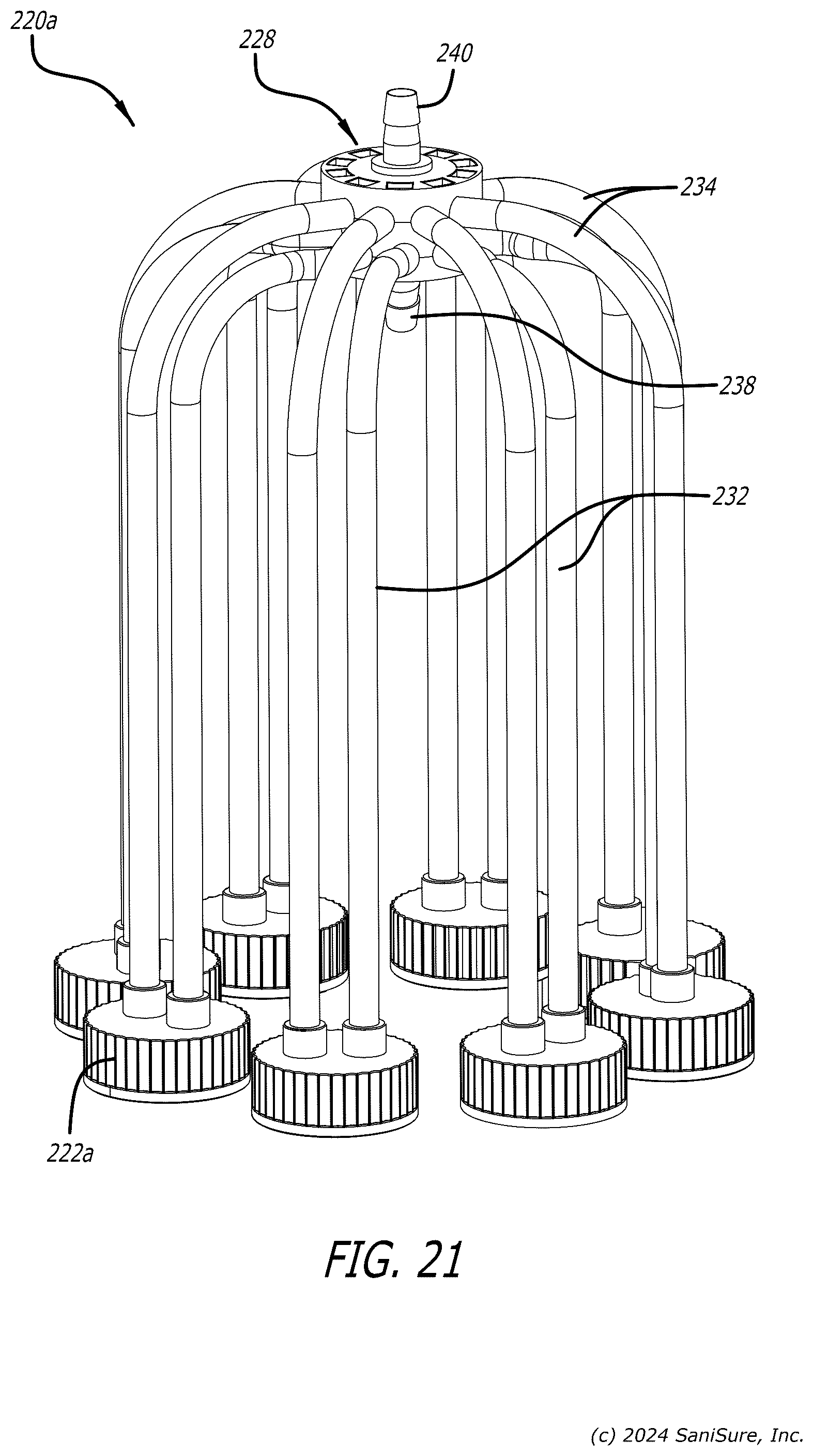 Patent US12359760 Figure 12 – Fluid distribution junctions and assembly methods