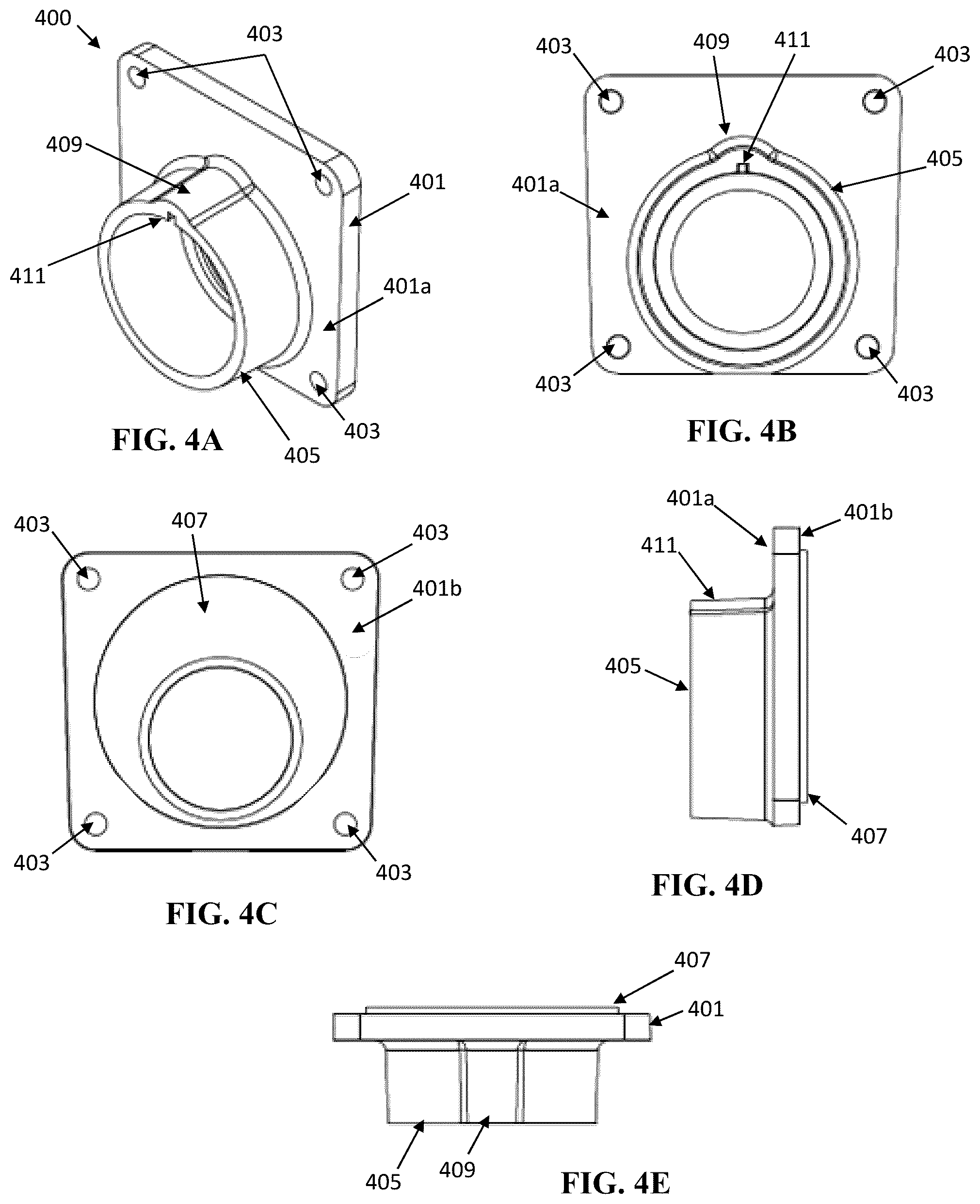 Patent US12359761 Figure 6 – Non-metallic conduit hubs