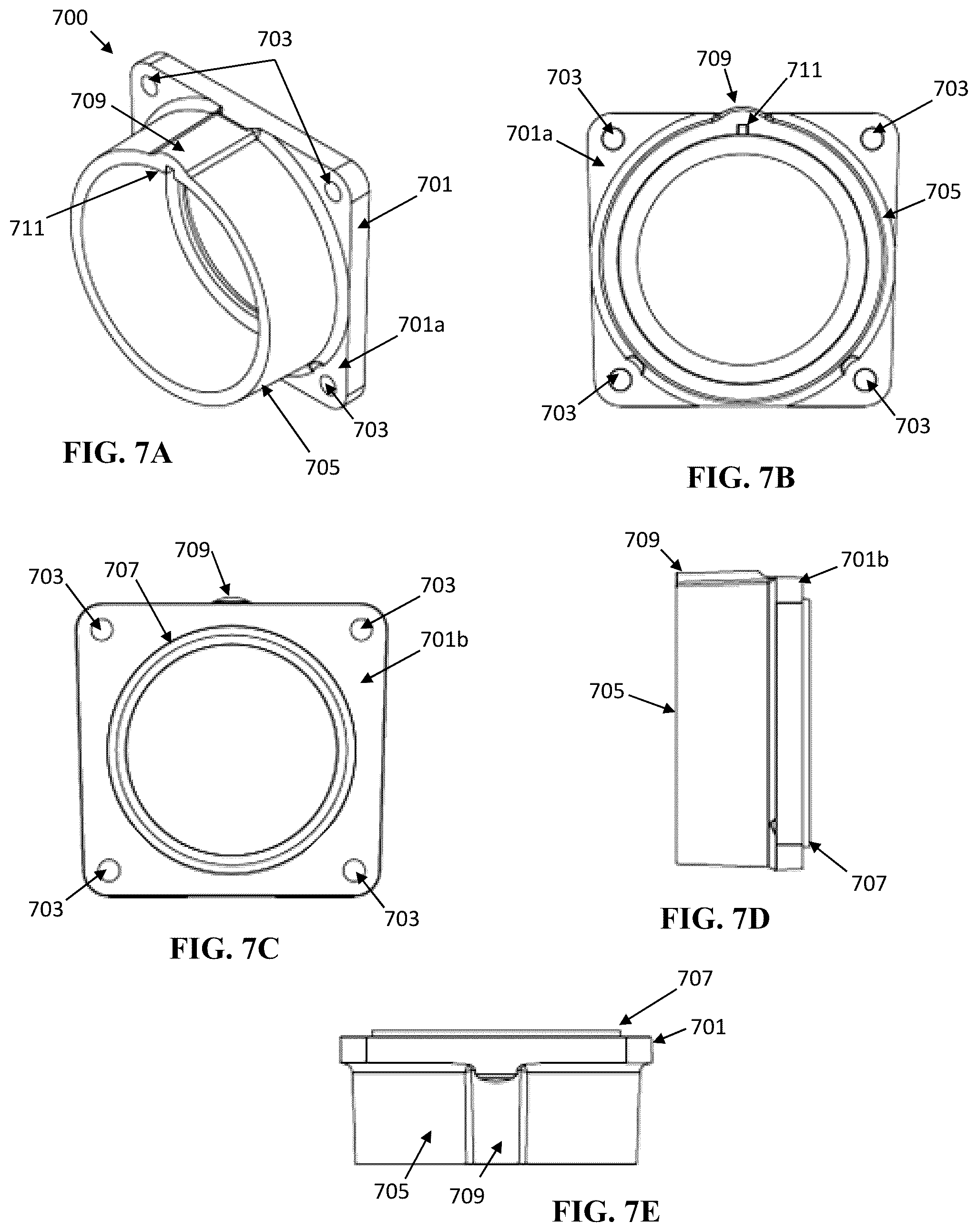 Patent US12359761 Figure 9 – Non-metallic conduit hubs