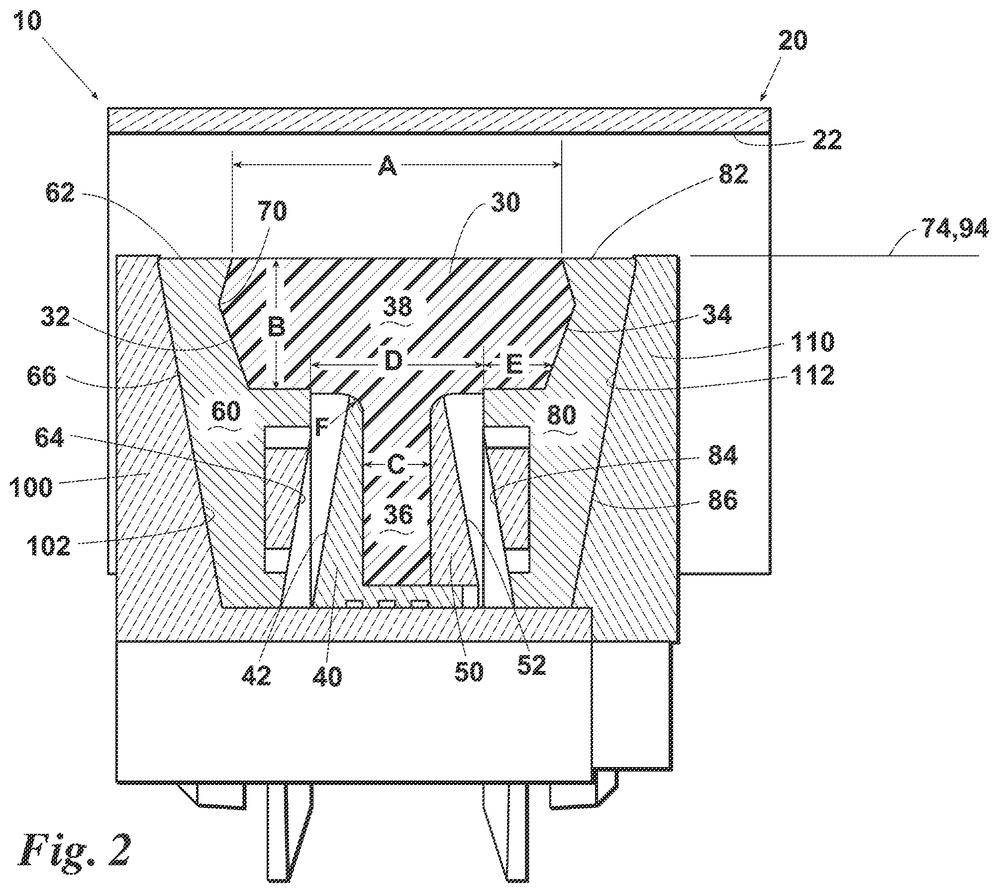 Patent US12359762 Figure 2 – Pipeline isolation tool with large-gap sealing element having mini pressure heads and iris-like structural sealing elements