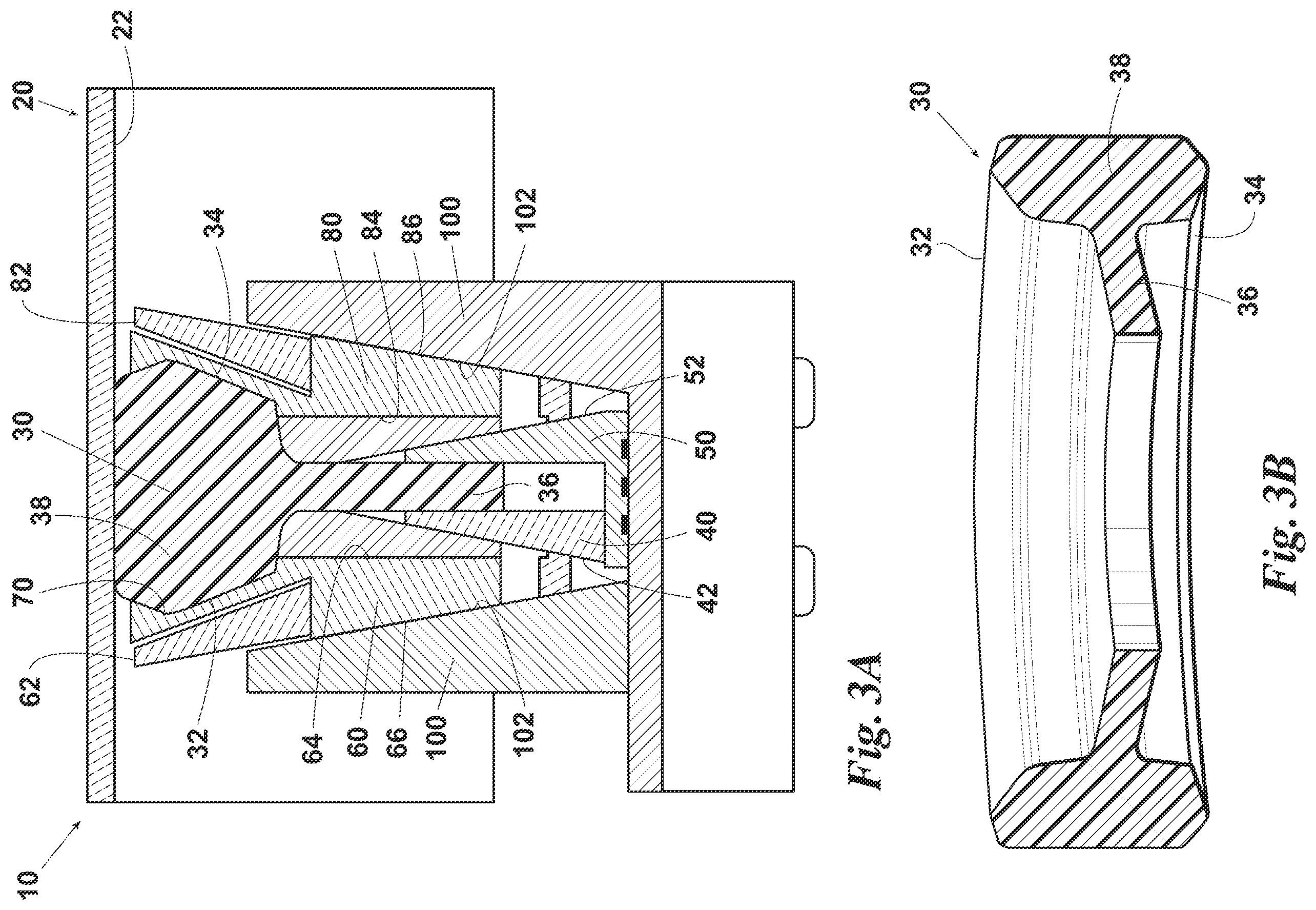 Patent US12359762 Figure 3 – Pipeline isolation tool with large-gap sealing element having mini pressure heads and iris-like structural sealing elements