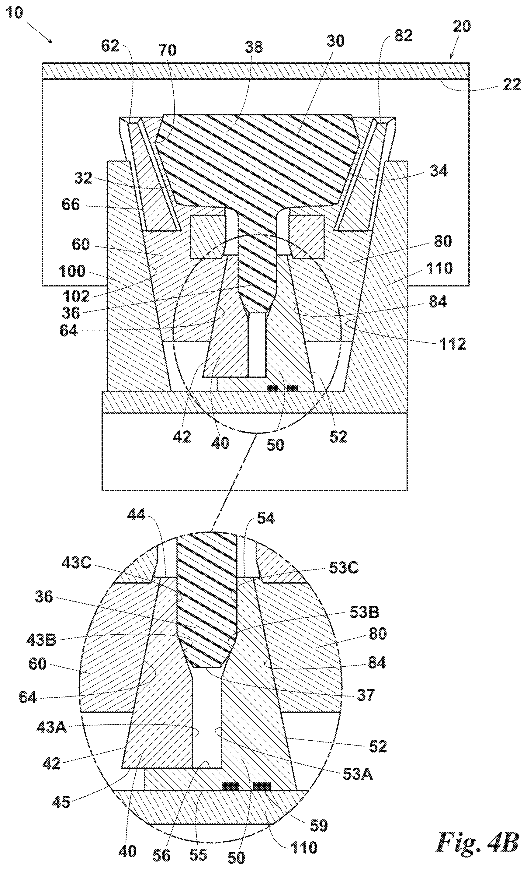 Patent US12359762 Figure 5 – Pipeline isolation tool with large-gap sealing element having mini pressure heads and iris-like structural sealing elements