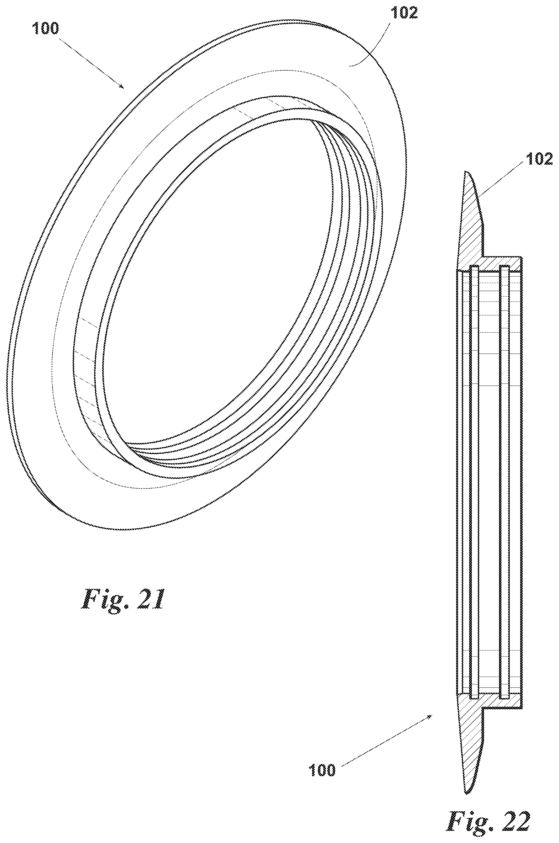 Patent US12359762 Figure 14 – Pipeline isolation tool with large-gap sealing element having mini pressure heads and iris-like structural sealing elements
