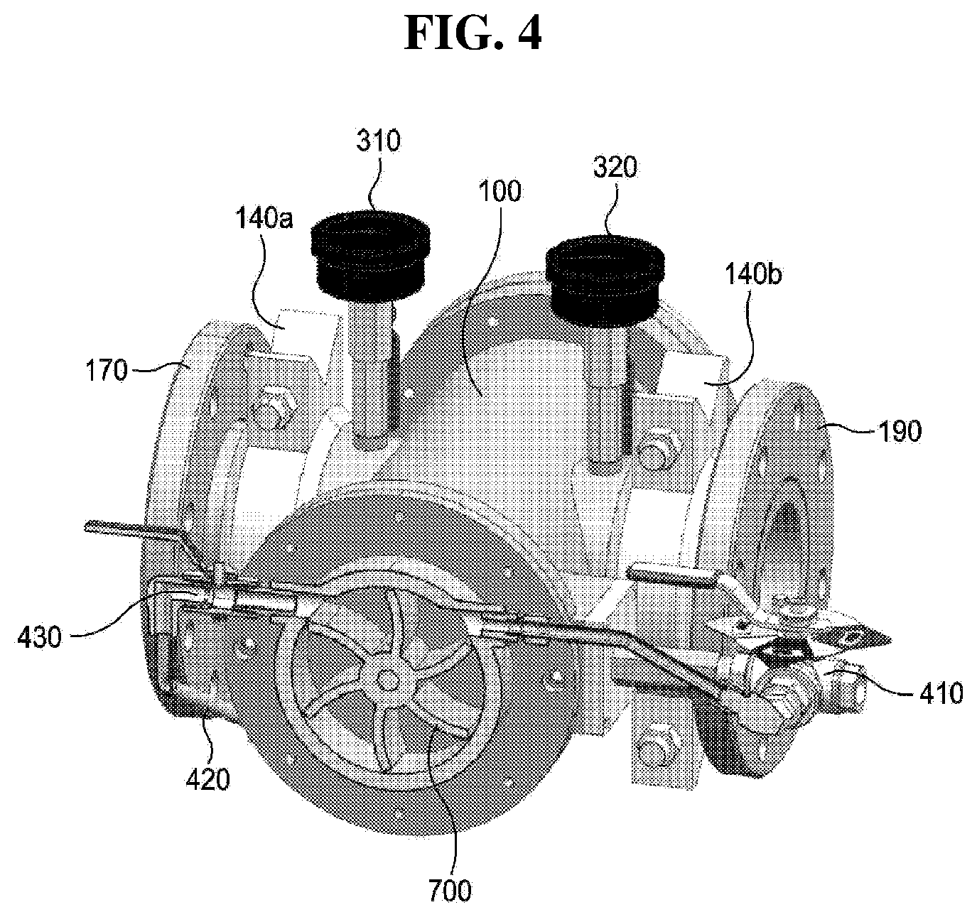 Patent US12359763 Figure 5 – Strainer having non-powered cleaning function