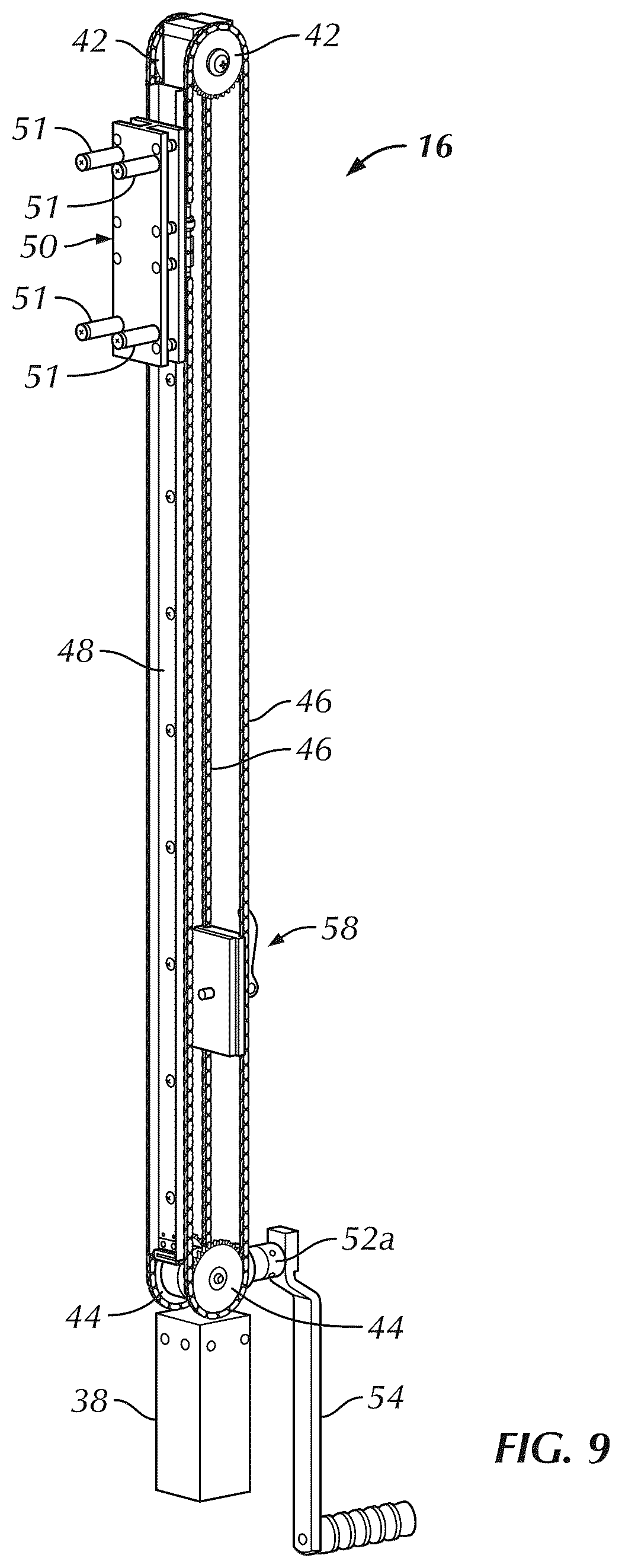Patent US12359766 Figure 9 – Modular monitor stand