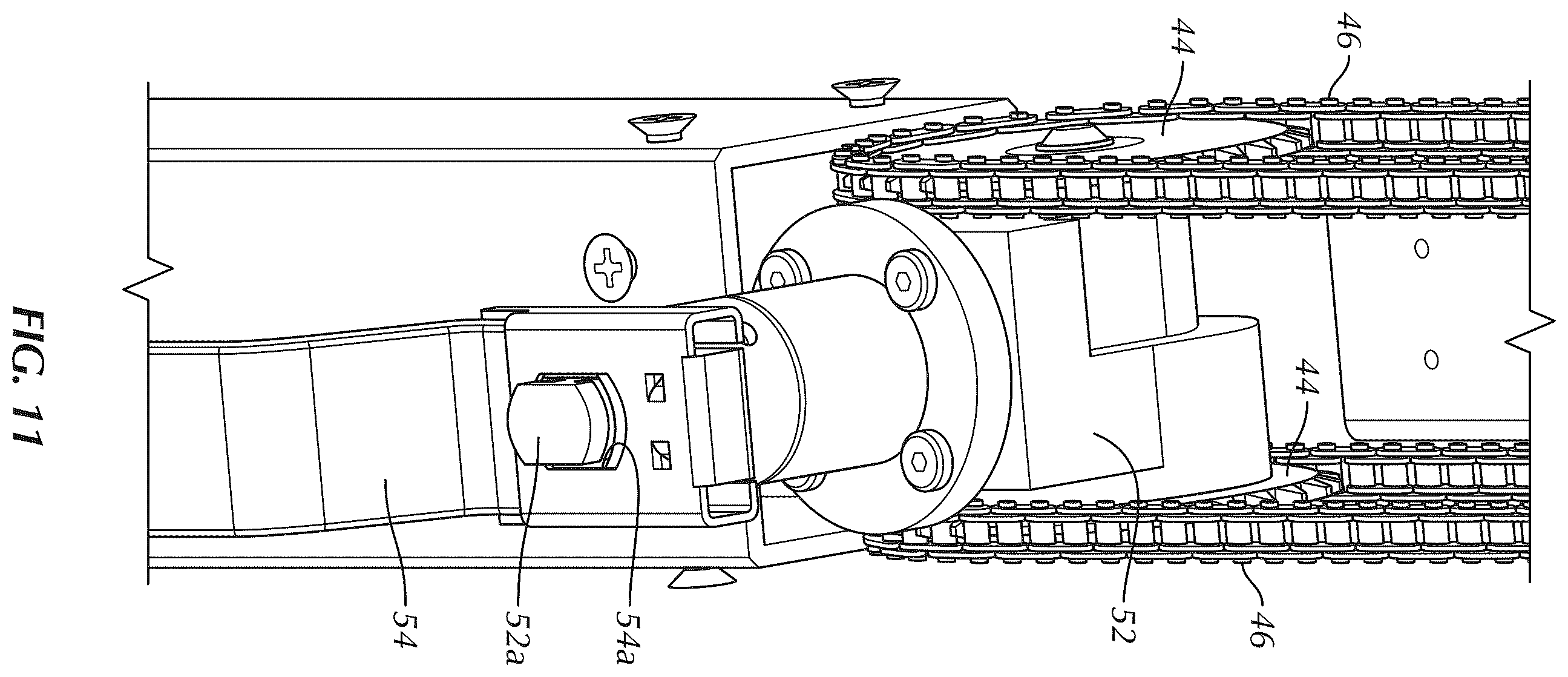 Patent US12359766 Figure 11 – Modular monitor stand