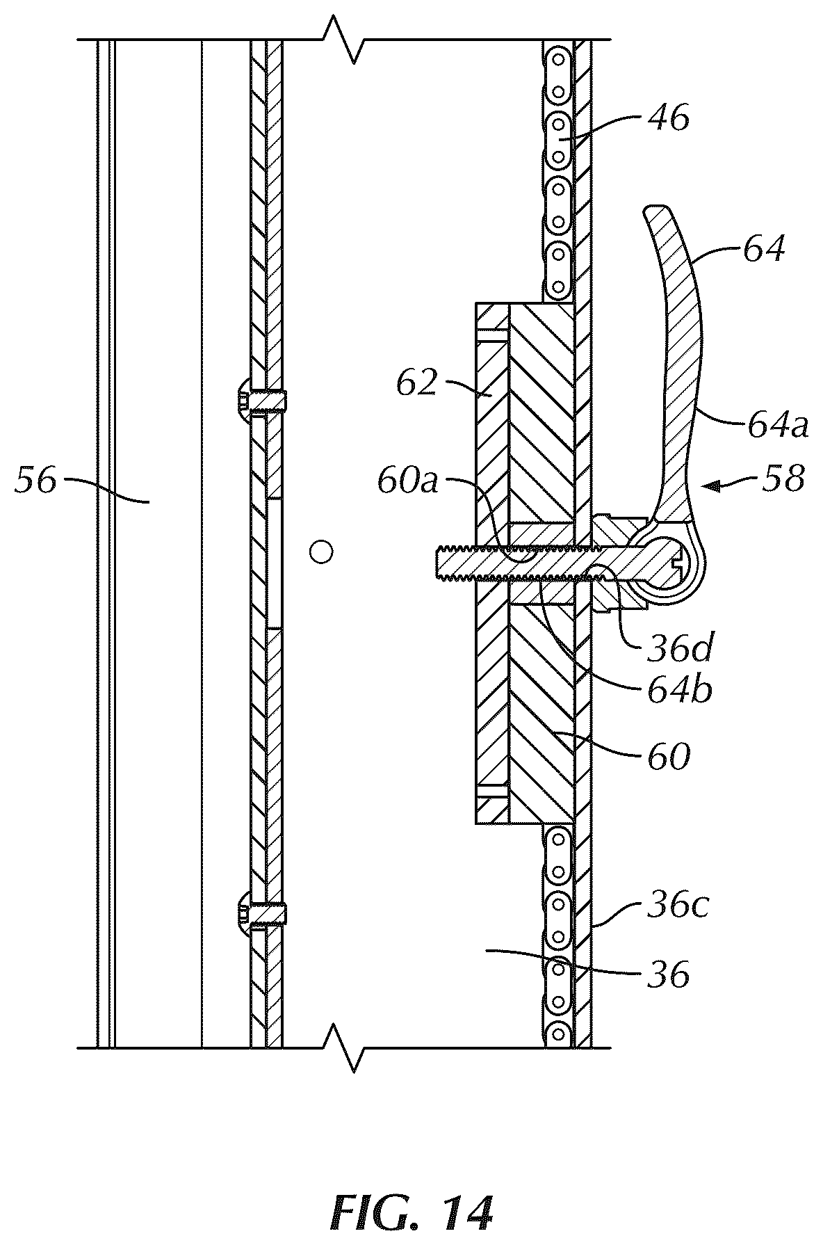 Patent US12359766 Figure 14 – Modular monitor stand