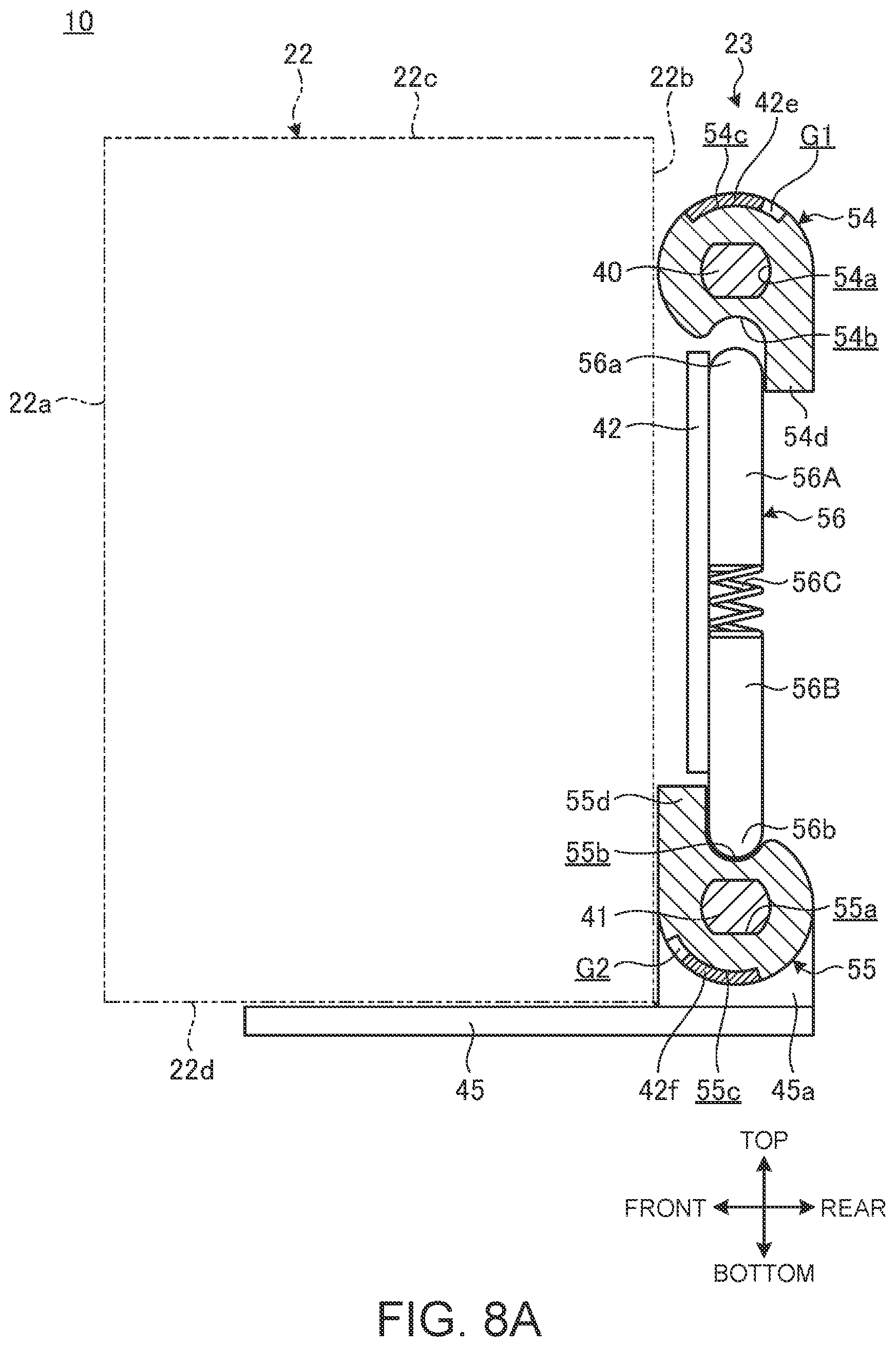 Patent US12359768 Figure 8 – Bracket and electronic apparatus