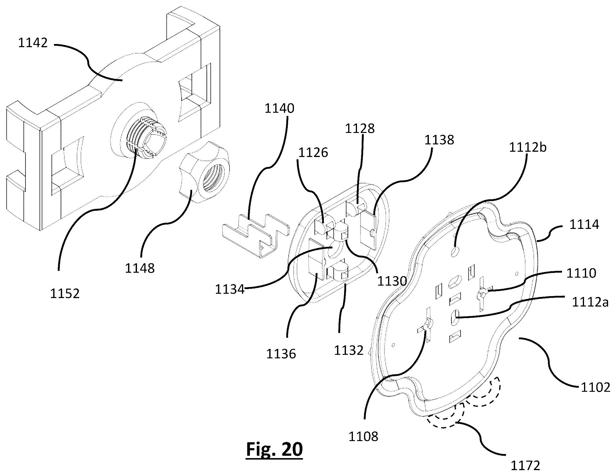 Patent US12359769 Figure 15 – Skateboard mount and spin mount