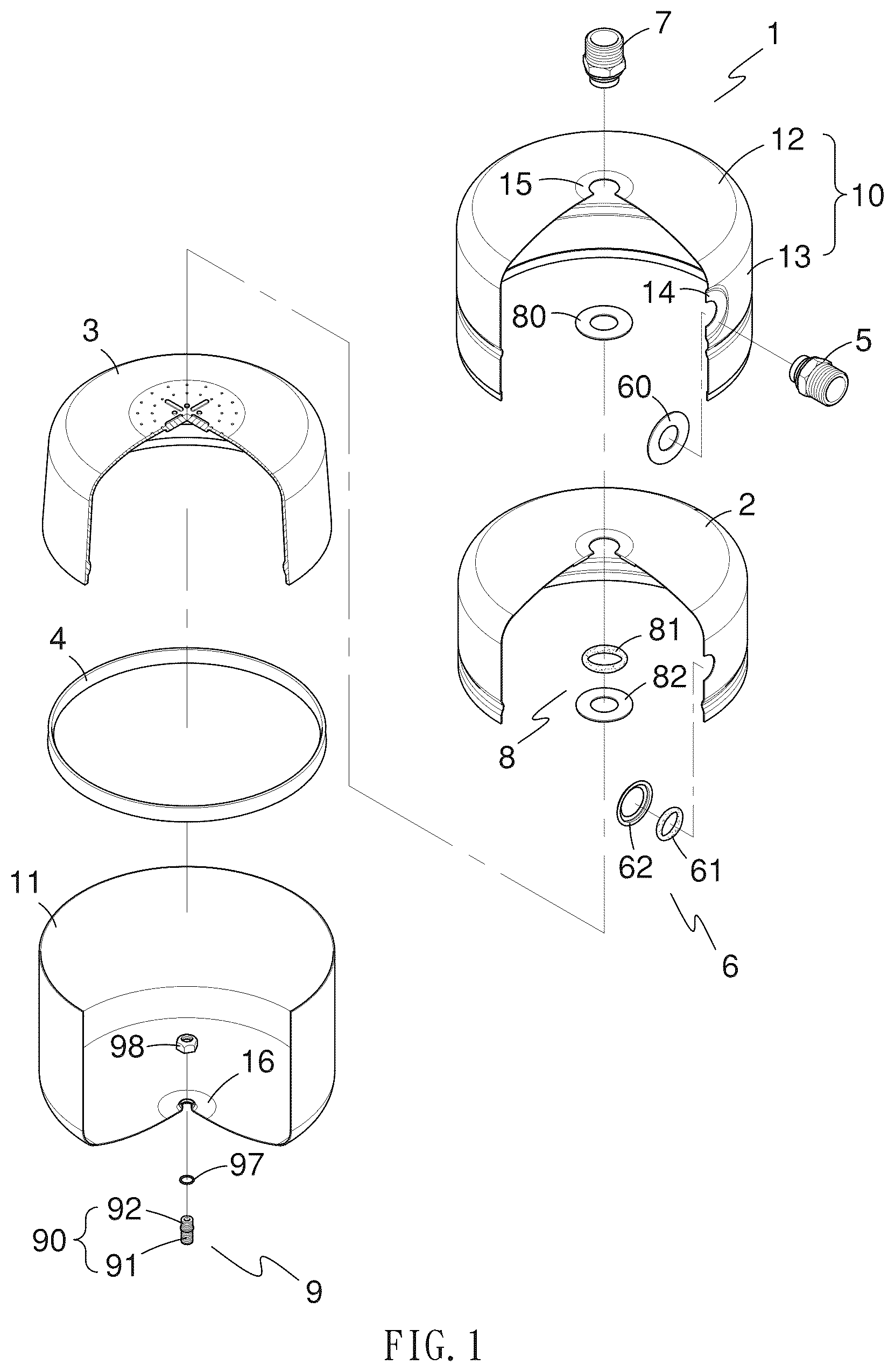 Patent US12359771 Figure 1 – Pressure tank