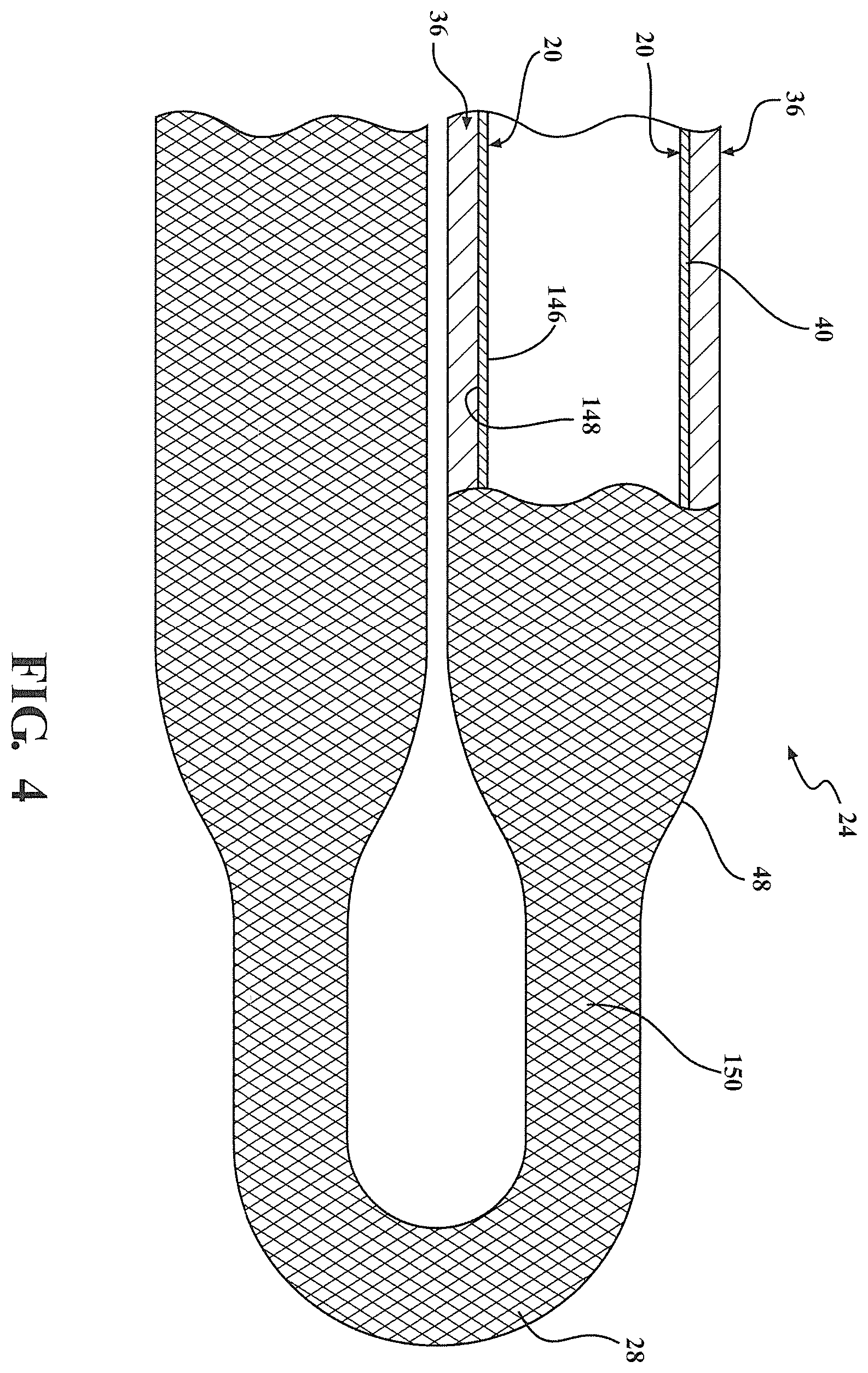 Patent US12359772 Figure 3 – Corrugations for inflation against rigid shape