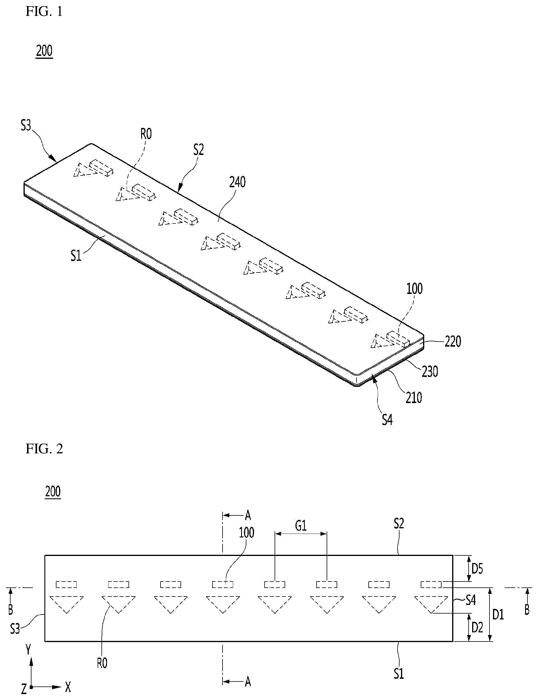 Patent US12359780 Figure 1 – Lighting module, lighting device and lamp