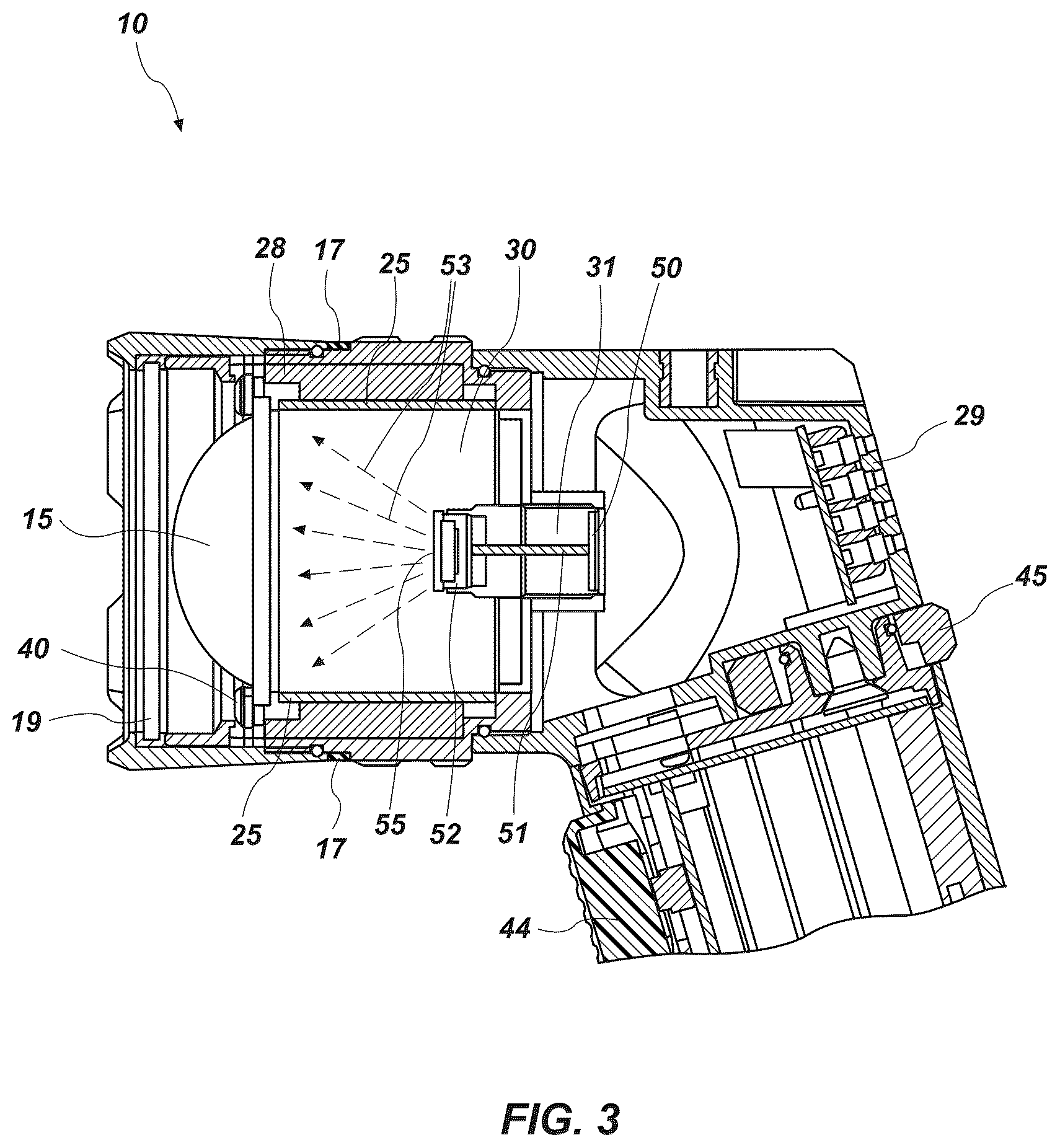 Patent US12359781 Figure 3 – Hand held spotlight