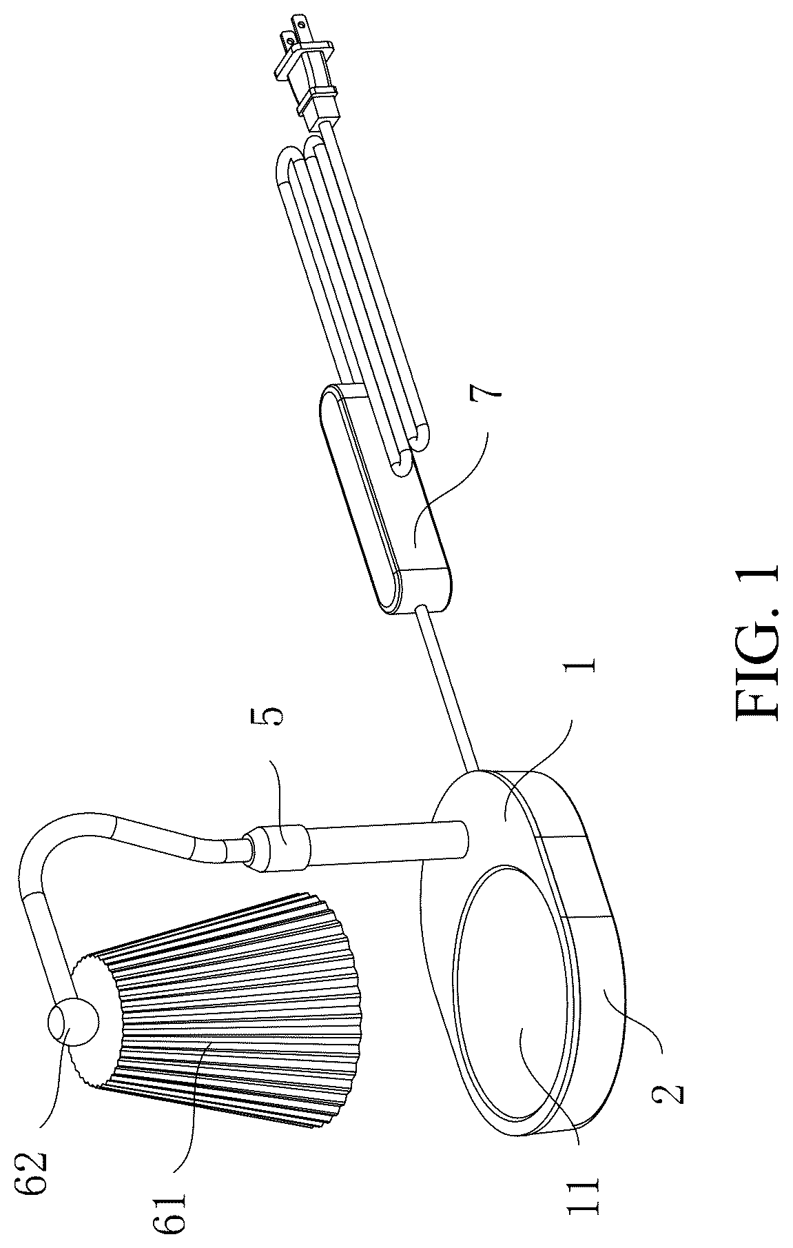 Patent US12359782 Figure 1 – LED candle warmer lamp