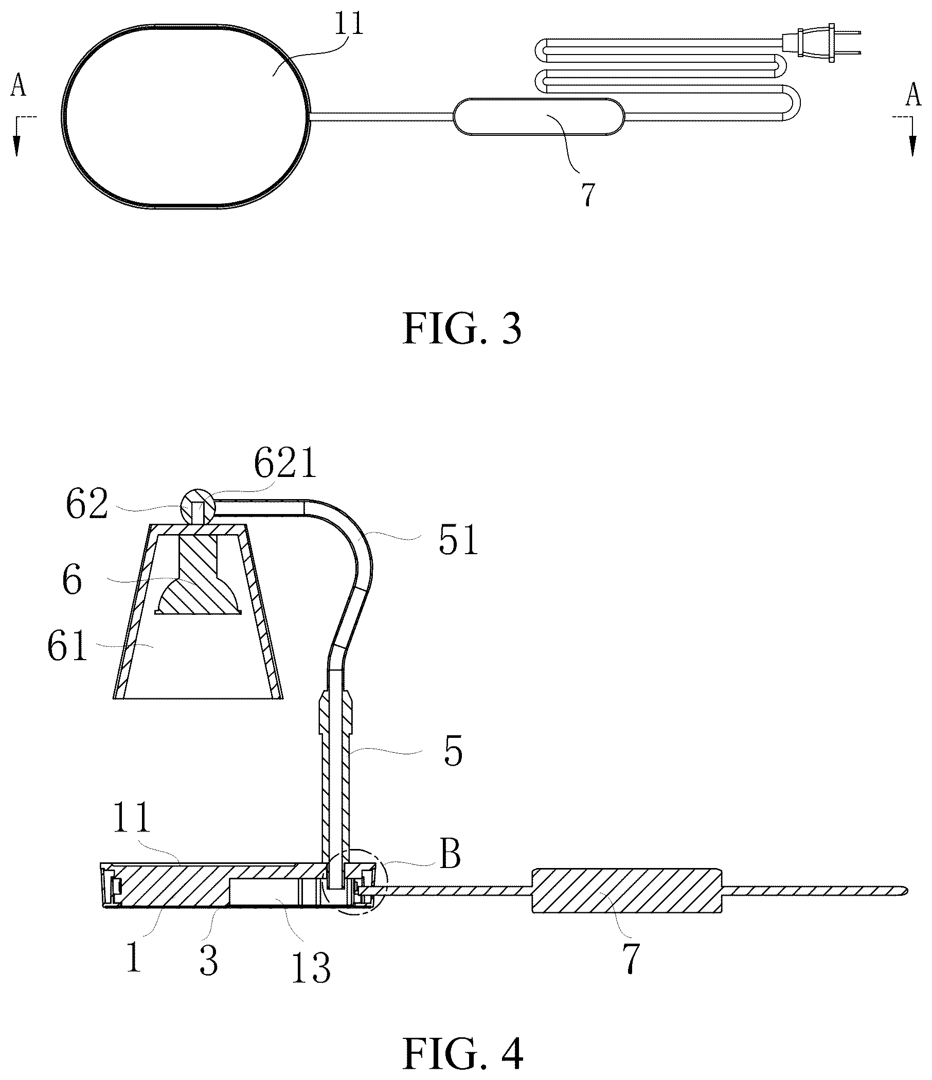 Patent US12359782 Figure 3 – LED candle warmer lamp