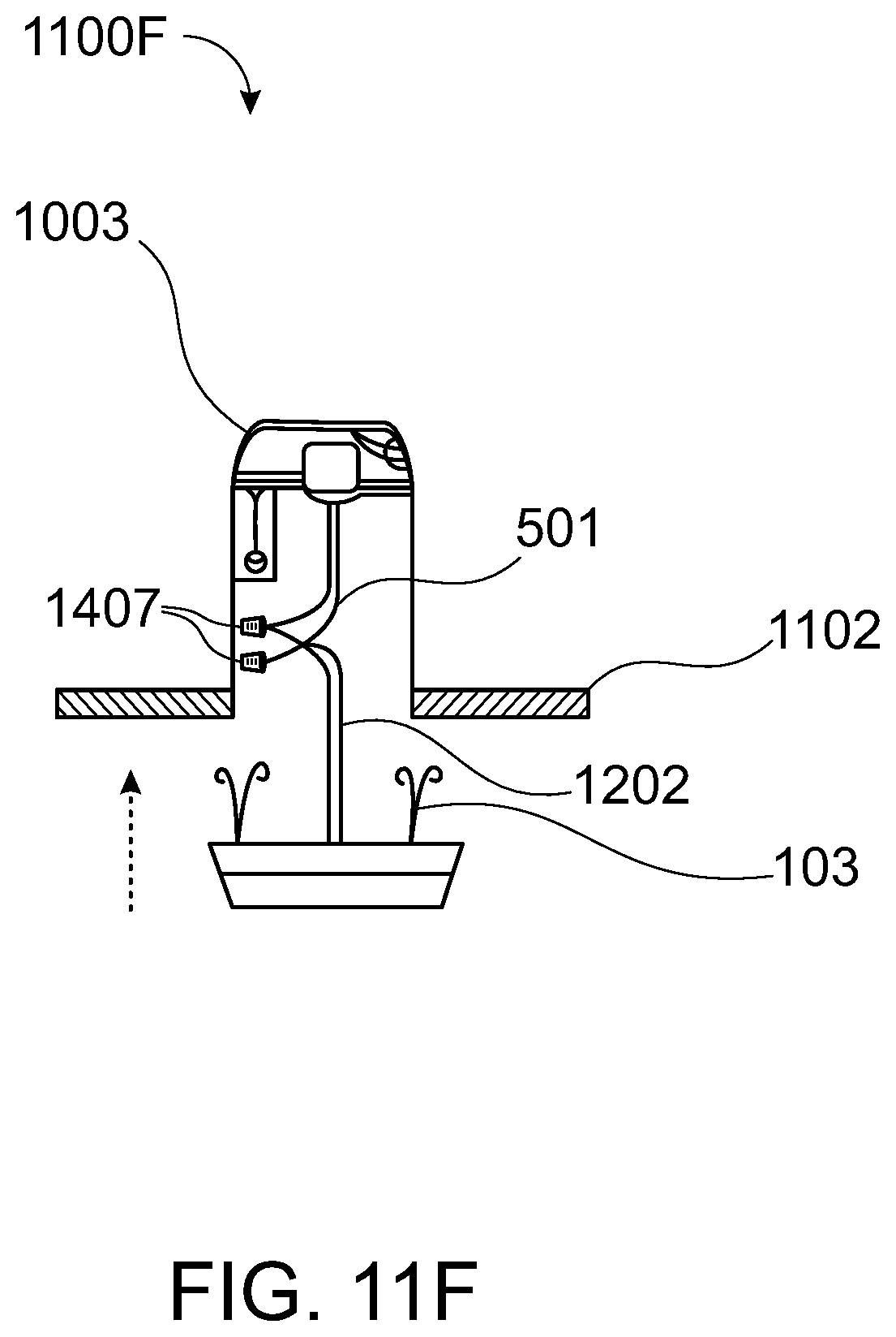 Patent US12359783 Figure 18 – System and apparatus to attach a light fixture to one of a ceiling, a recessed lighting fixture housing, or an outlet box or a junction box