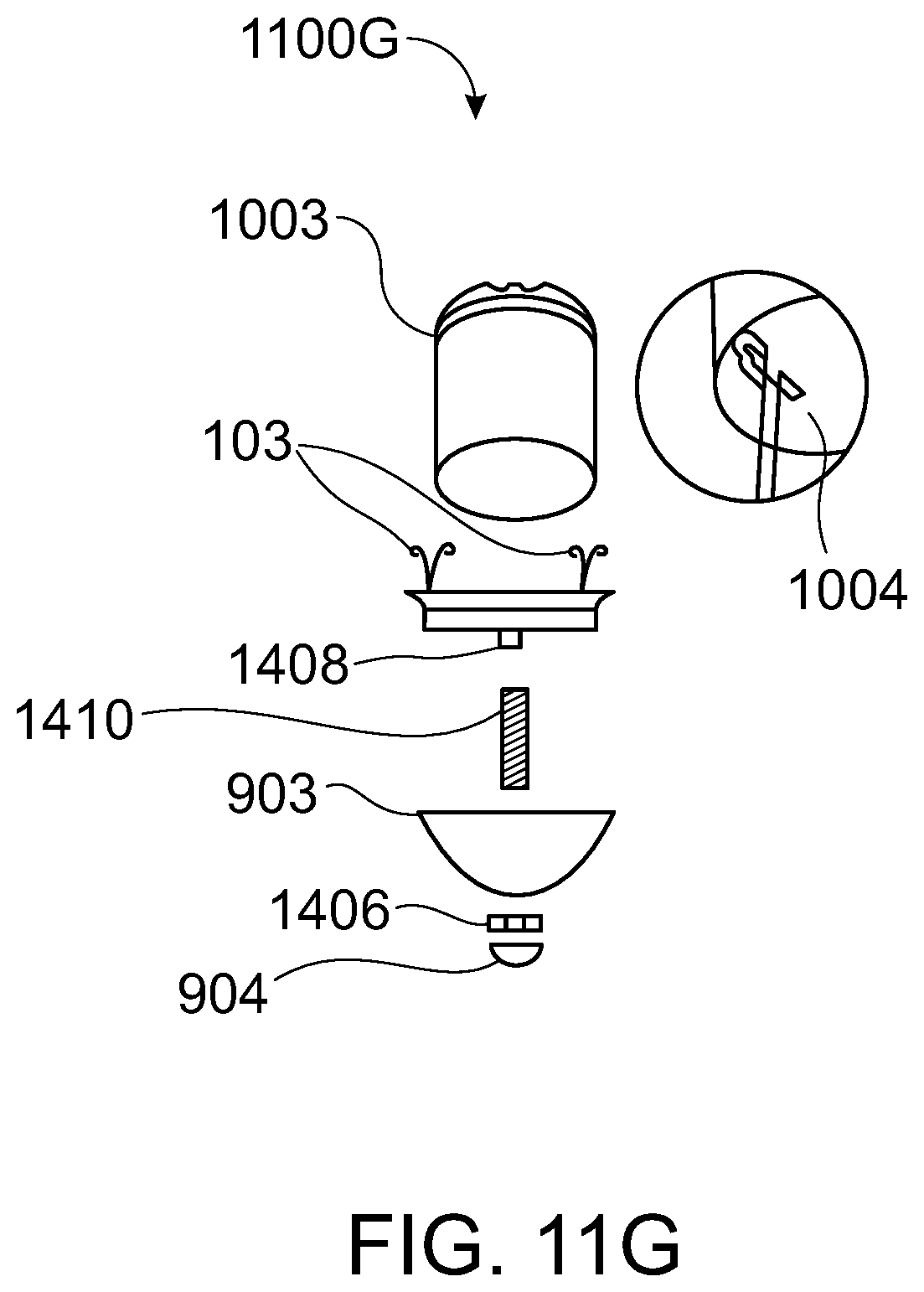 Patent US12359783 Figure 19 – System and apparatus to attach a light fixture to one of a ceiling, a recessed lighting fixture housing, or an outlet box or a junction box