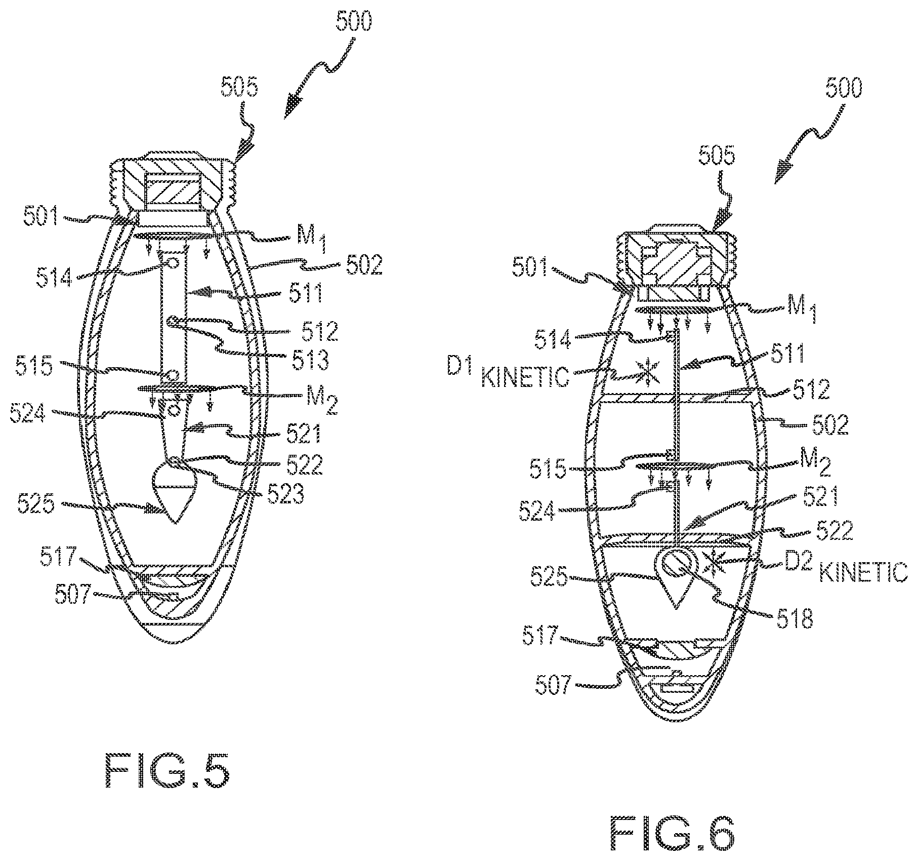 Patent US12359784 Figure 4 – Kinetic flame device
