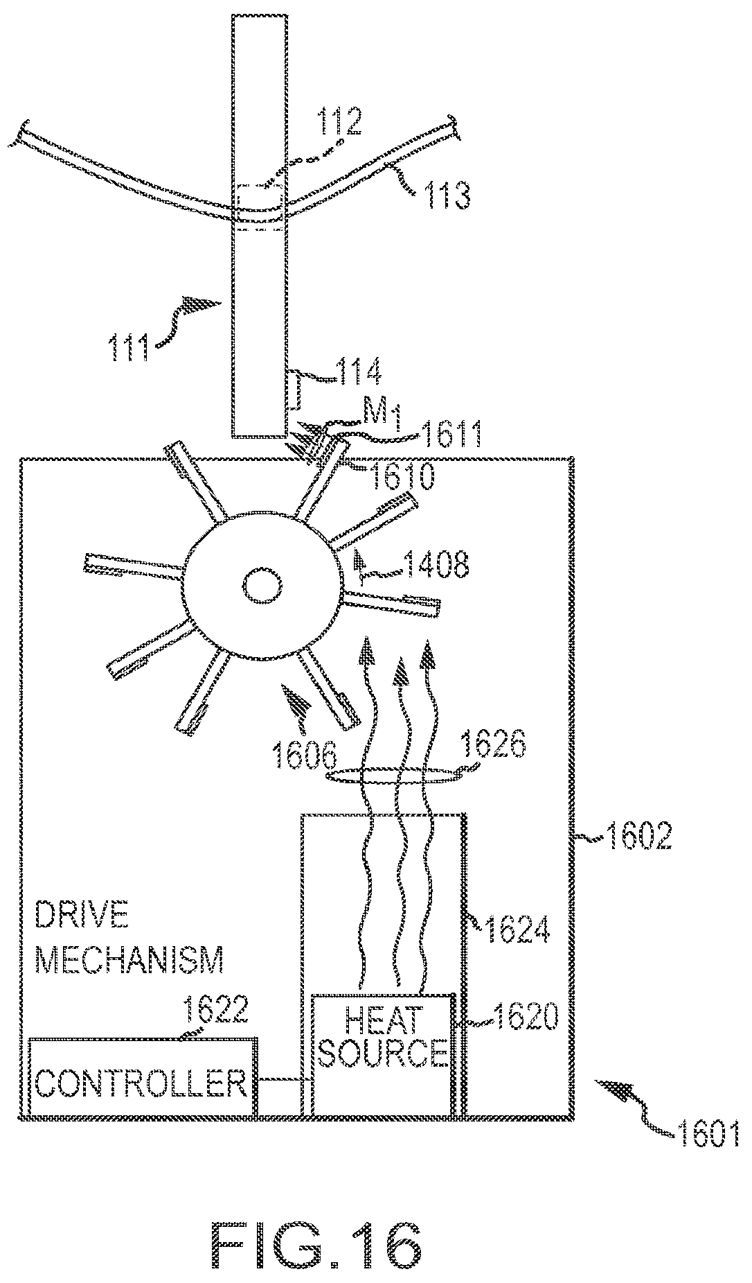 Patent US12359784 Figure 13 – Kinetic flame device