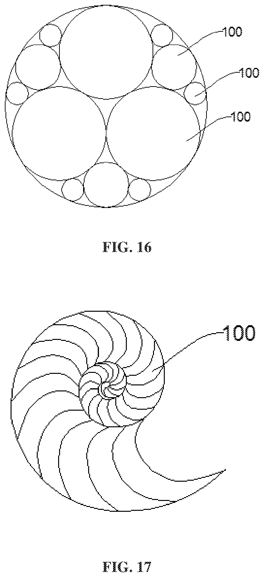Patent US12359785 Figure 9 – OLED lamp panel with display peripheral regions and display region of regular shape formed by plurality of light emitting units of the same shape, and lighting device having the same