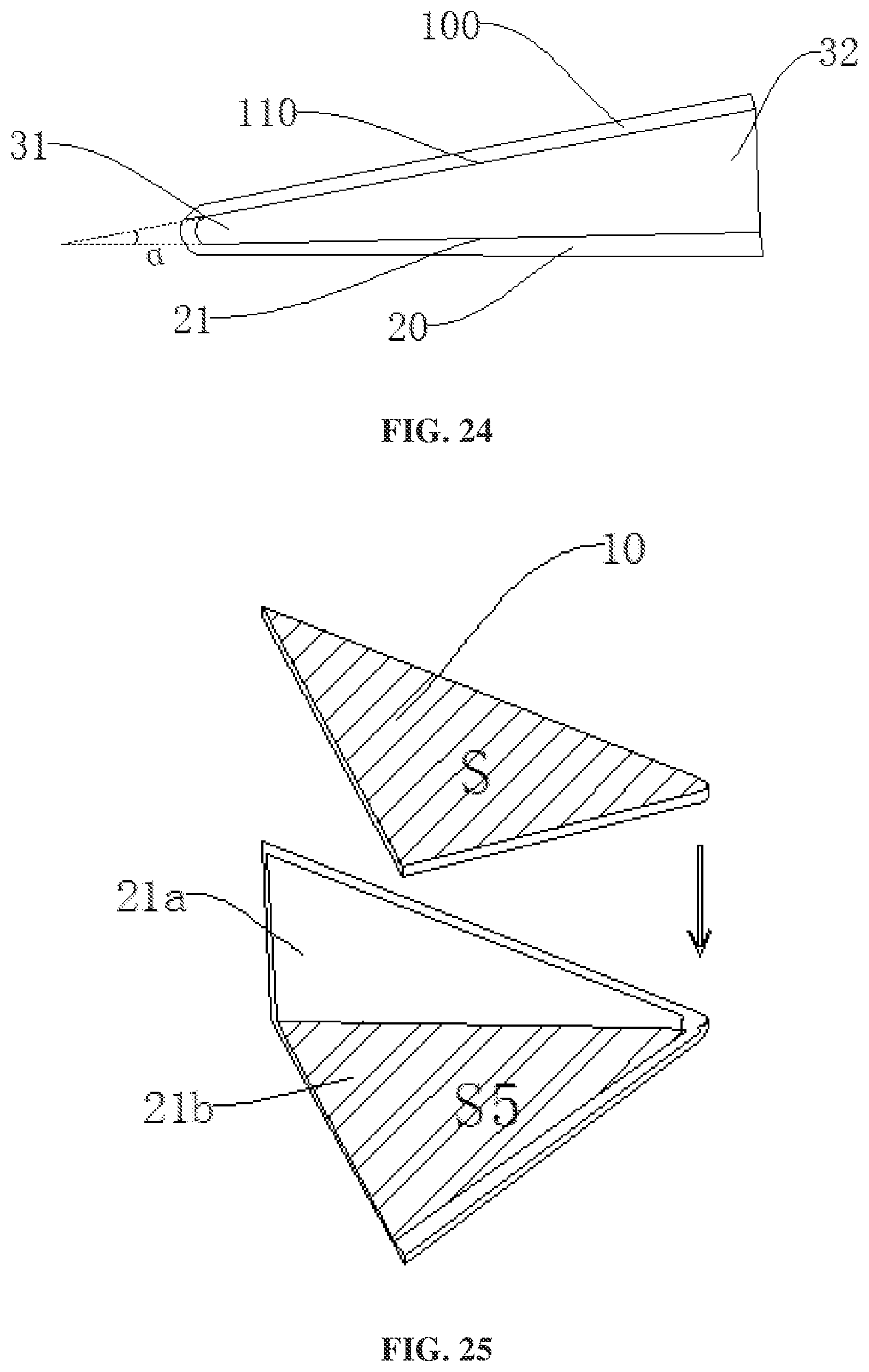 Patent US12359785 Figure 13 – OLED lamp panel with display peripheral regions and display region of regular shape formed by plurality of light emitting units of the same shape, and lighting device having the same