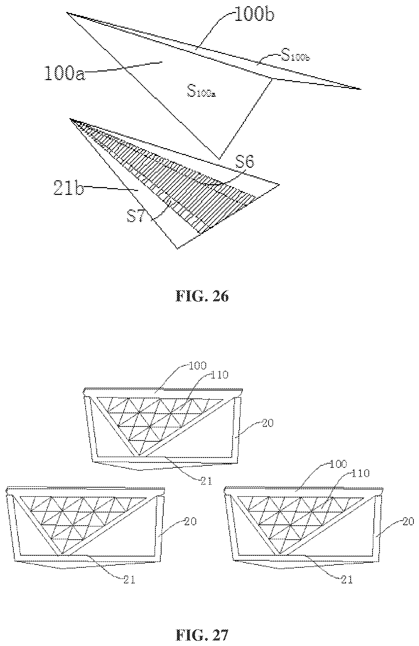 Patent US12359785 Figure 14 – OLED lamp panel with display peripheral regions and display region of regular shape formed by plurality of light emitting units of the same shape, and lighting device having the same