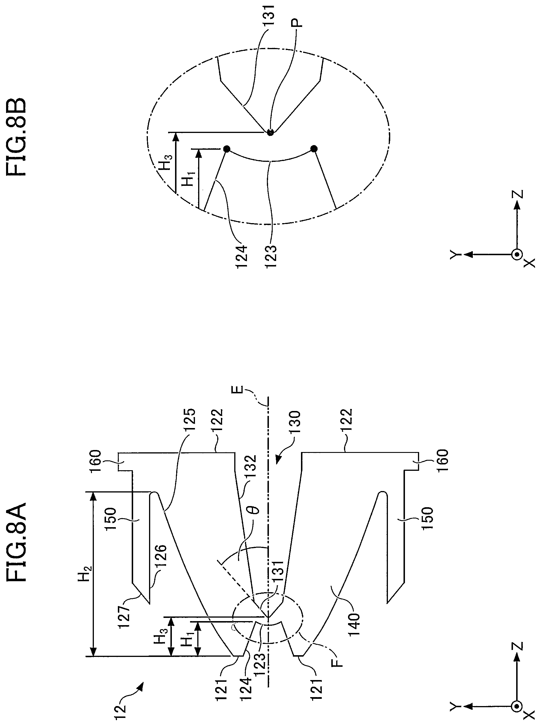 Patent US12359791 Figure 7 – Optical lens and lighting device