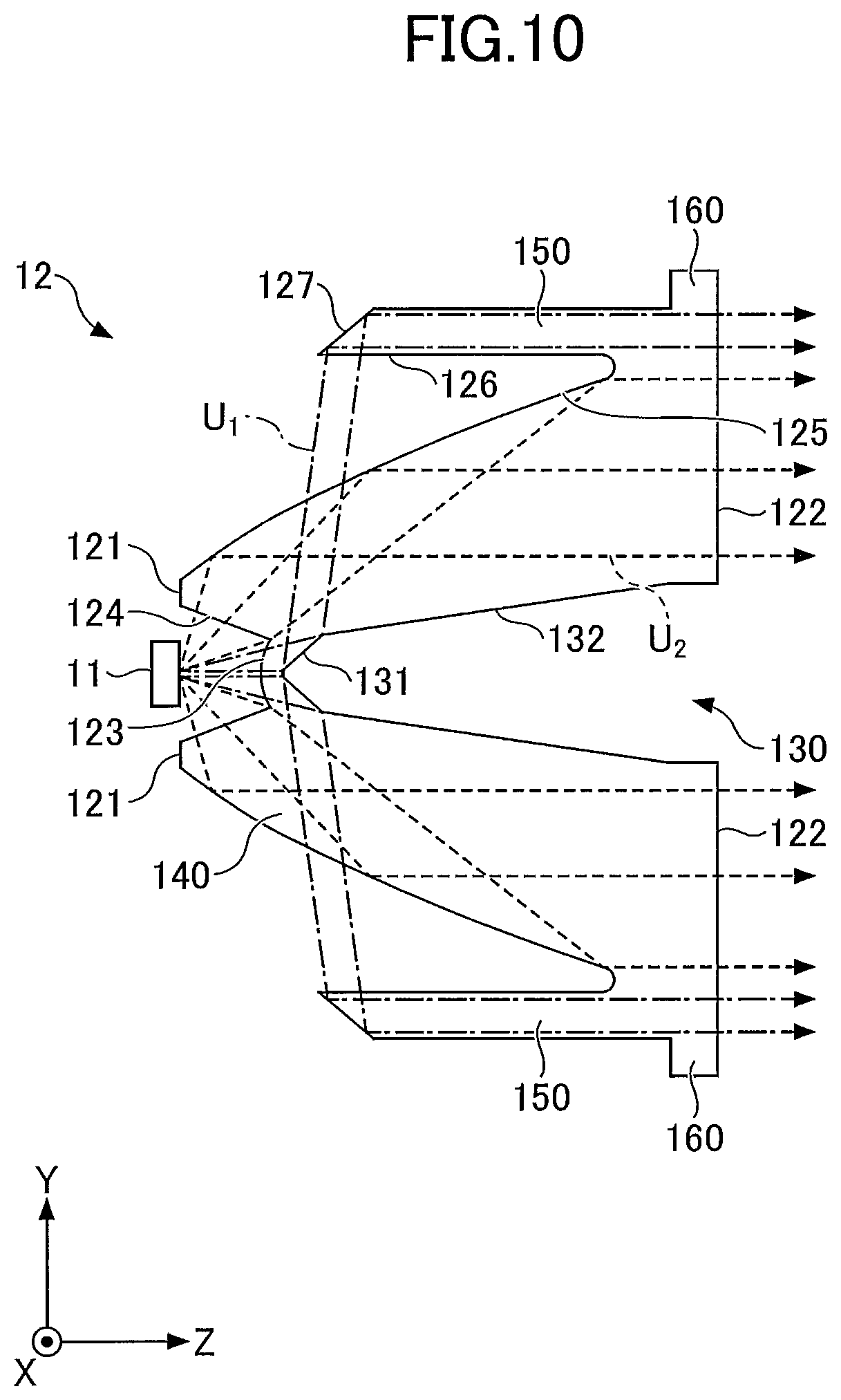 Patent US12359791 Figure 9 – Optical lens and lighting device