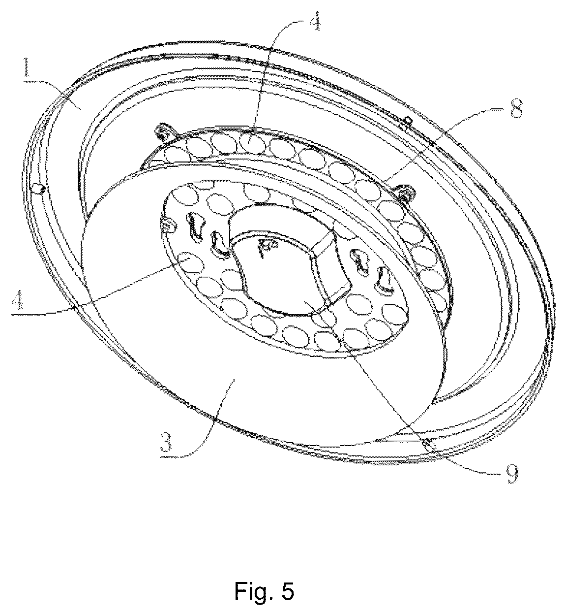 Patent US12359793 Figure 5 – Lighting apparatus