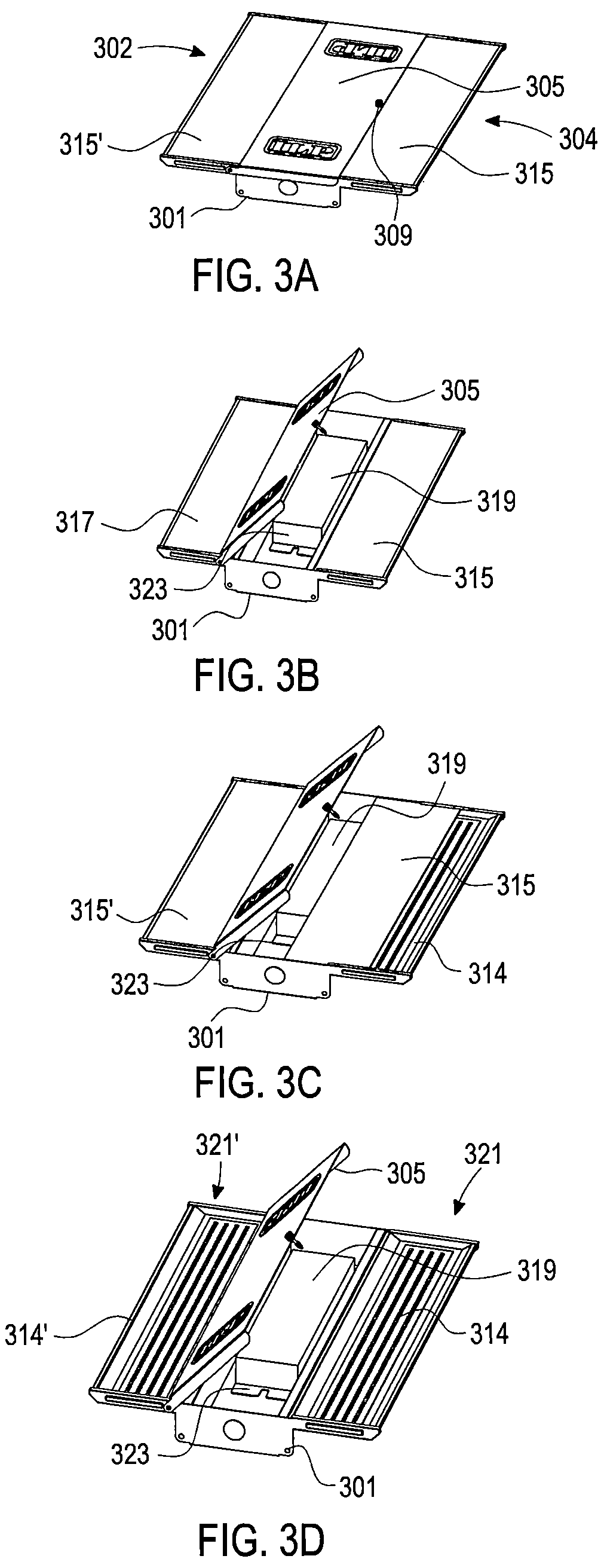 Patent US12359795 Figure 3 – Linear bay light fixture