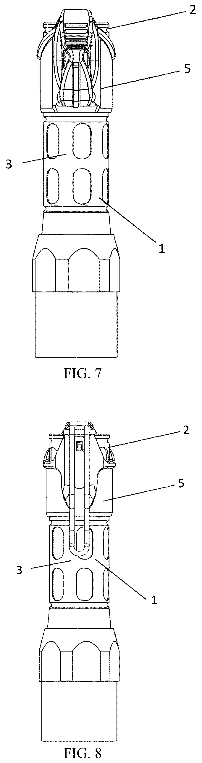 Patent US12359798 Figure 4 – Tactical flashlight accessories